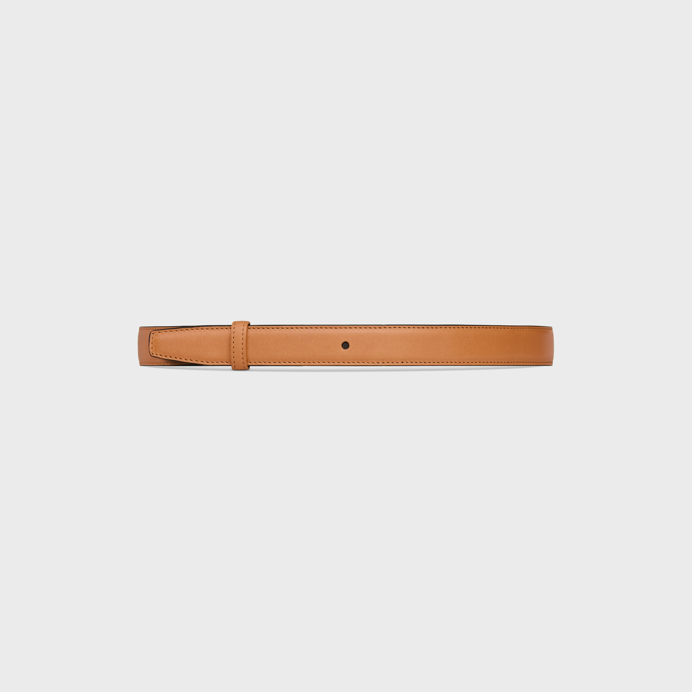 Reversible Strap 25MM IN Natural Calfskin and Triomphe Canvas