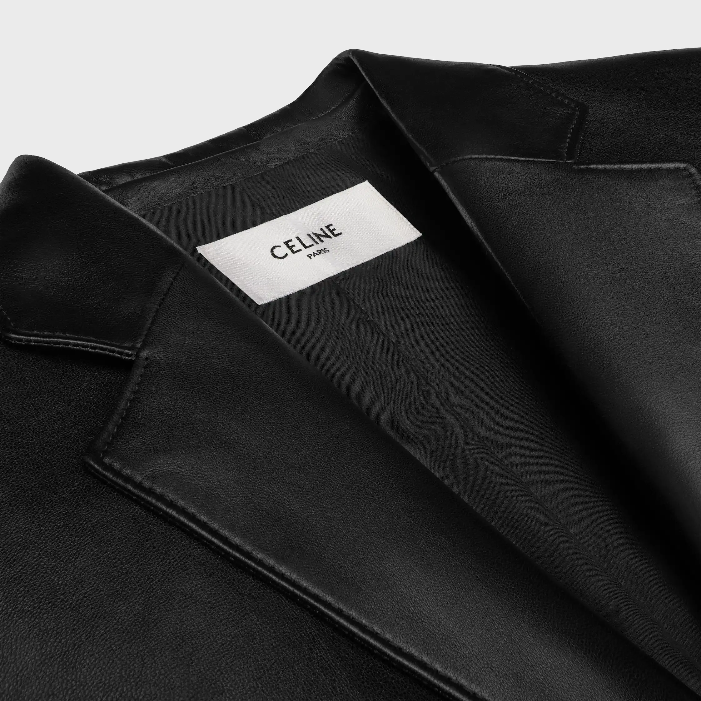 tailored jacket IN PLONGE LAMBSKIN