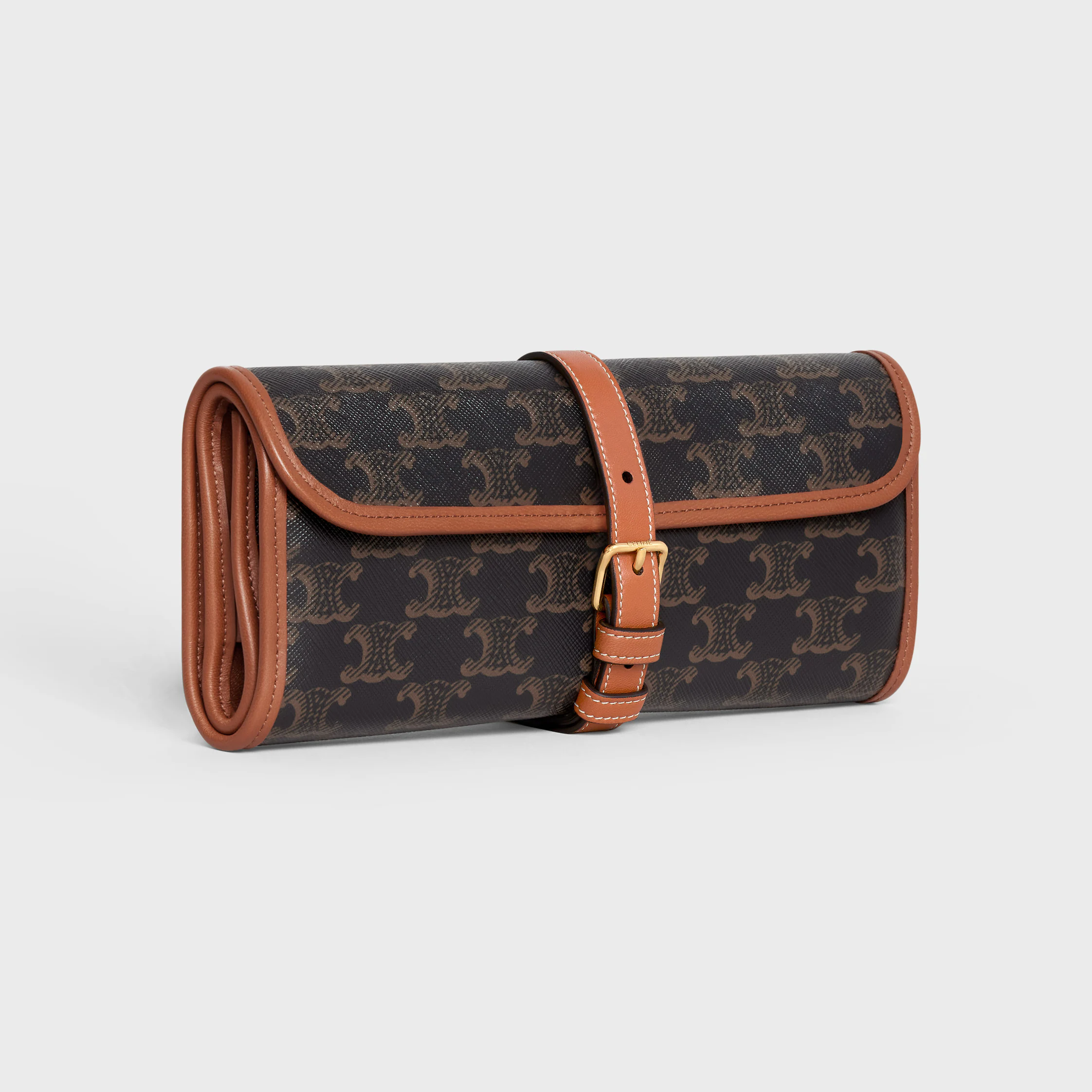 Domino Case in Triomphe Canvas and Lambskin
