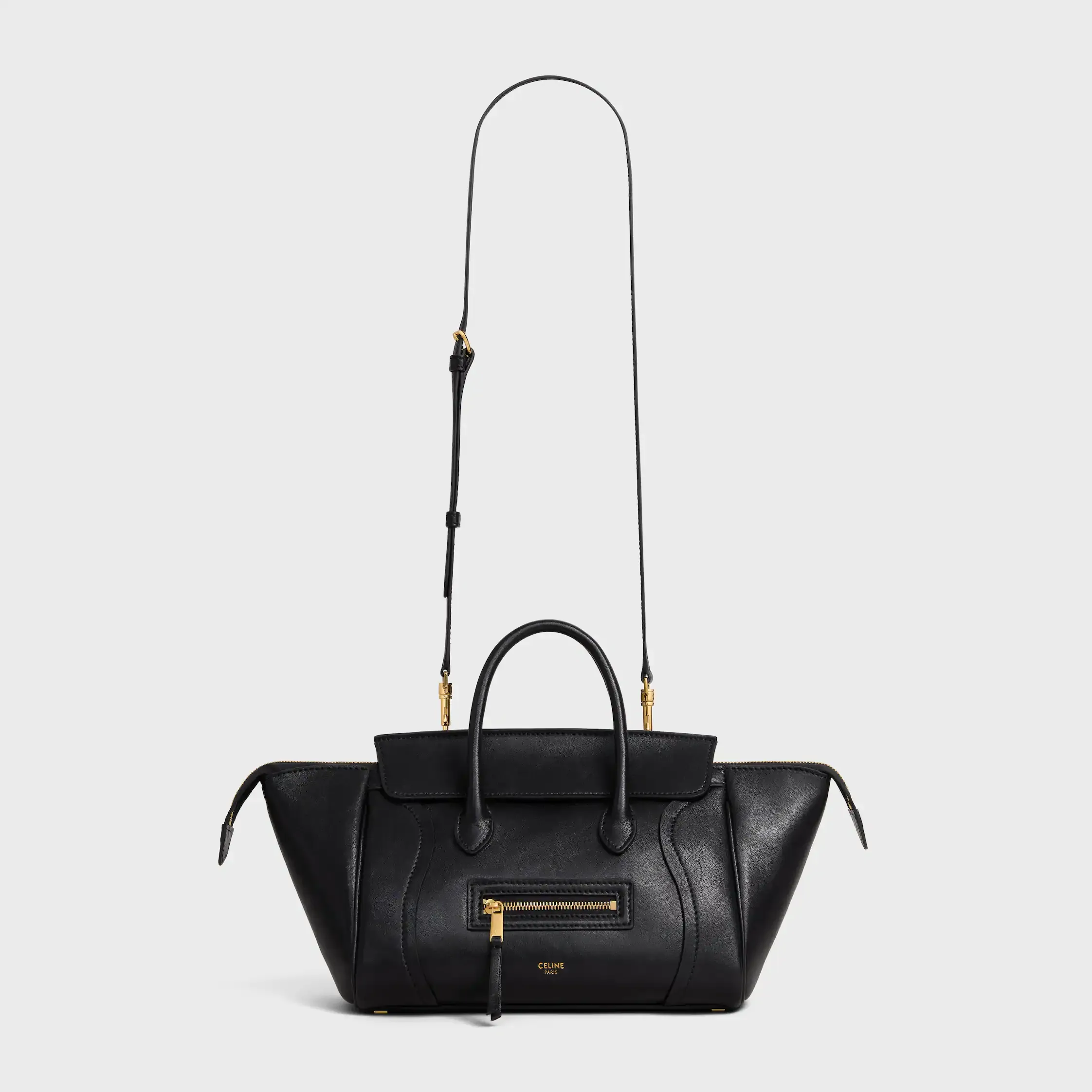 LITTLE LUGGAGE IN SUPPLE SHINY LAMBSKIN