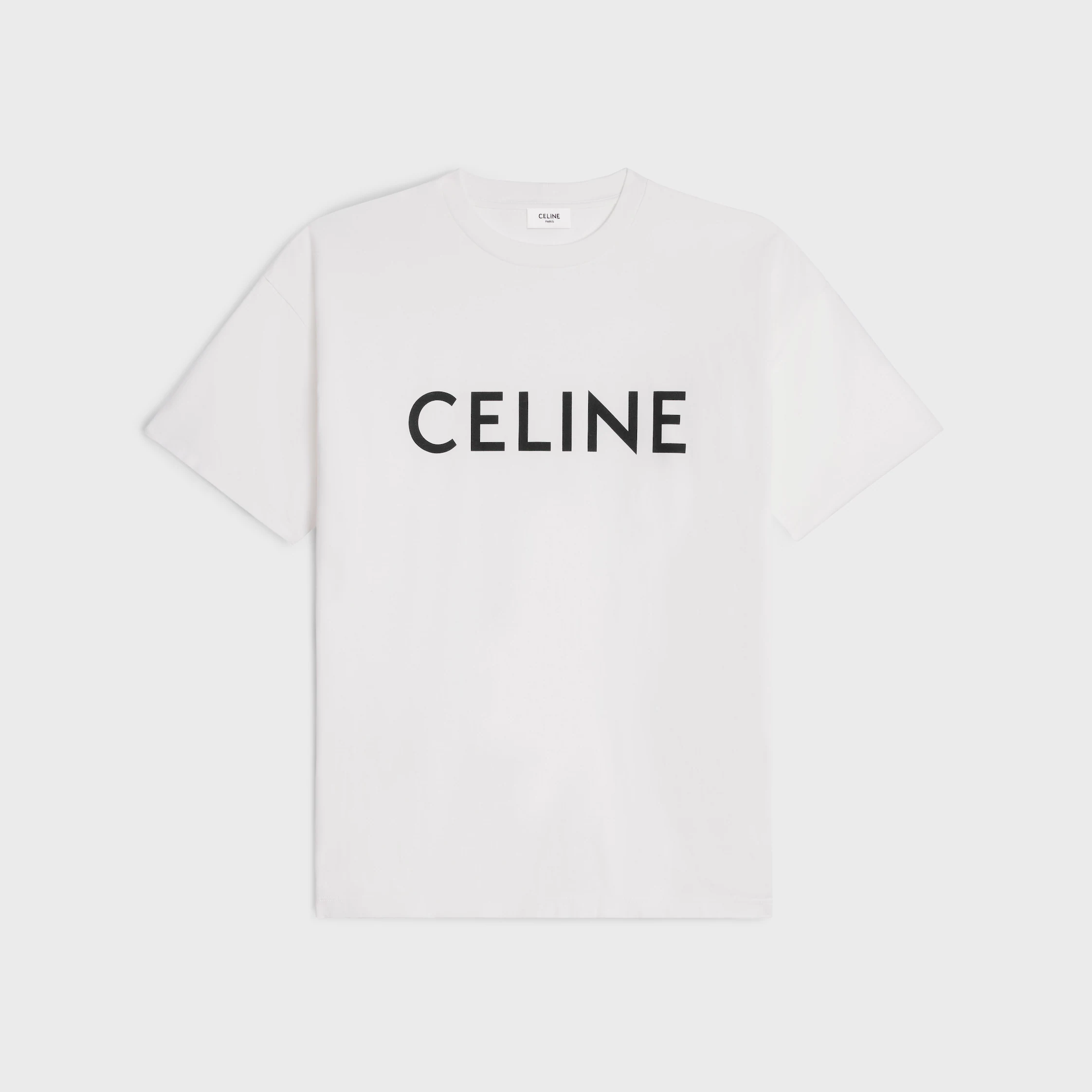 CELINE LOOSE T-SHIRT IN COTTON JERSEY