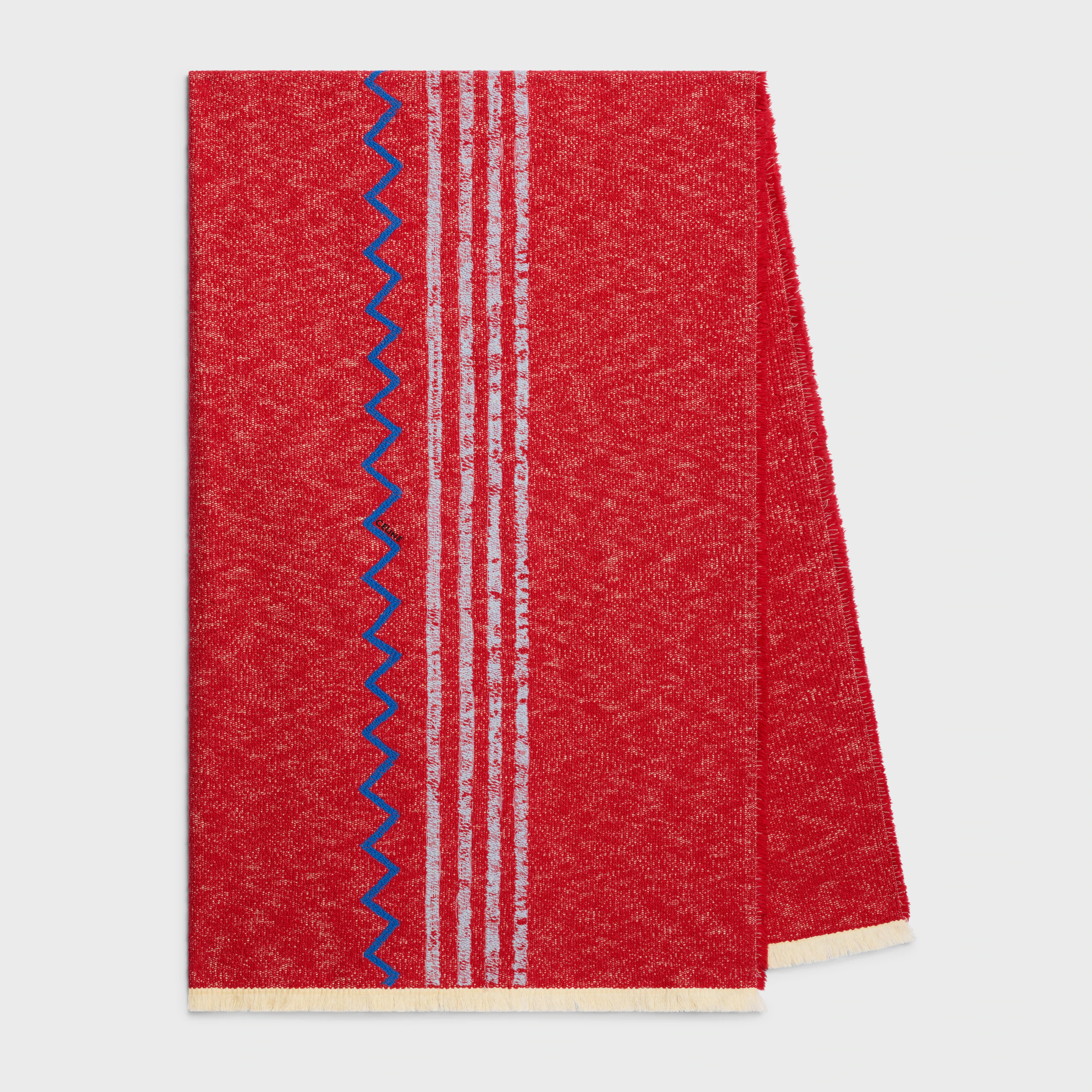 fouta IN embroidered cotton