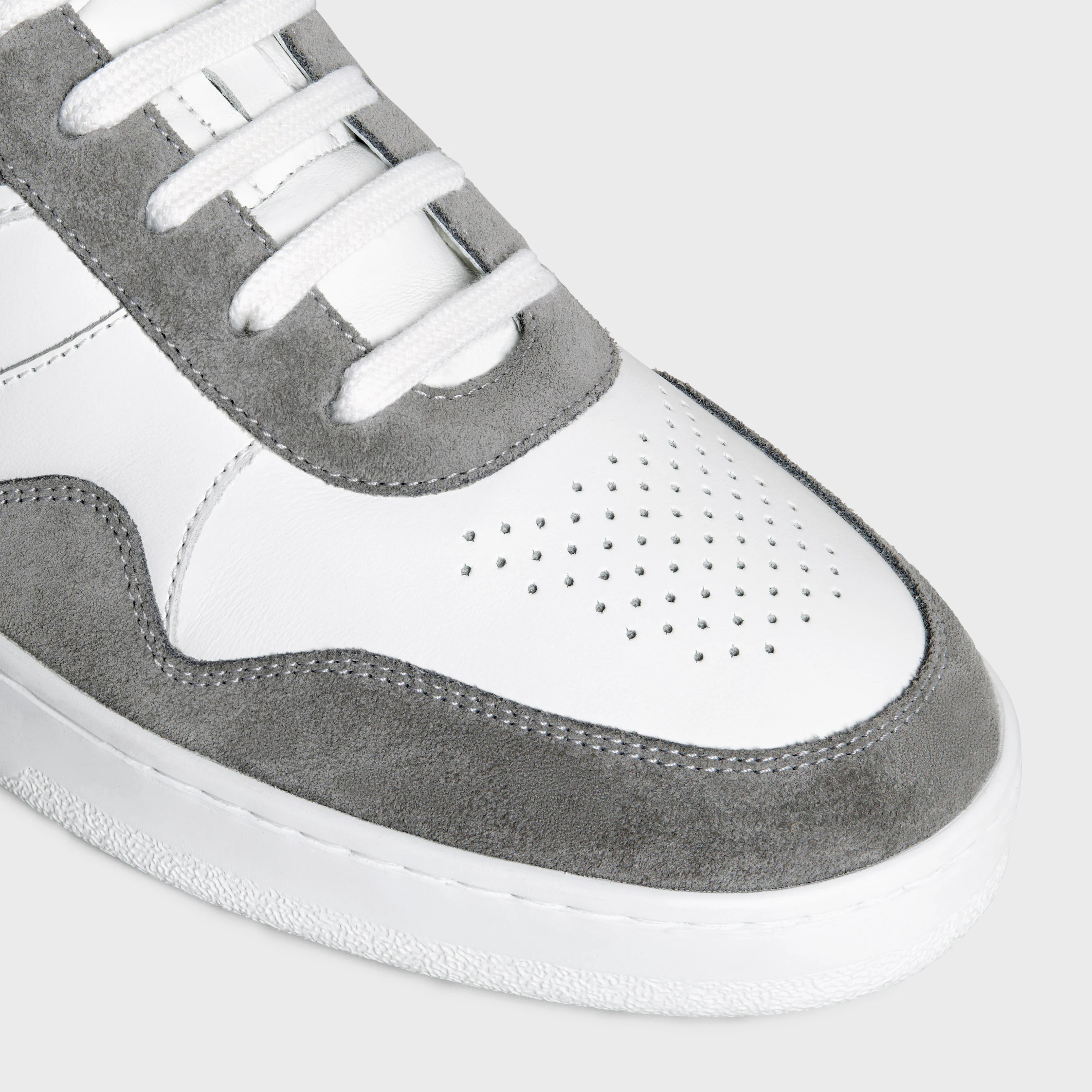 SNEAKER TRAINER in SUEDE CALFSKIN AND CALFSKIN