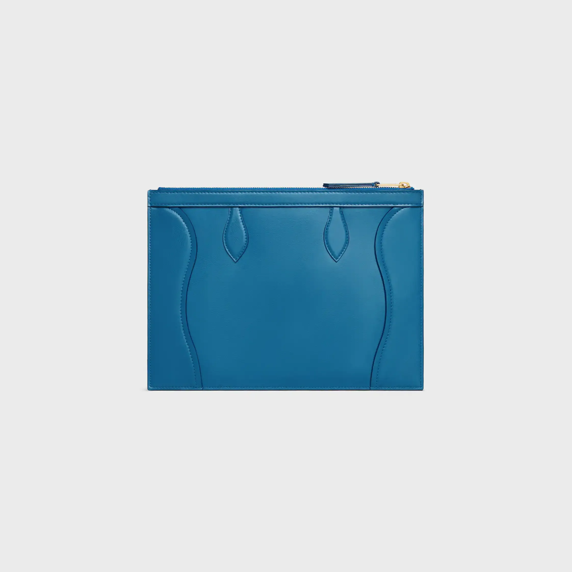 MEDIUM POUCH IN GLOSSY CALFSKIN