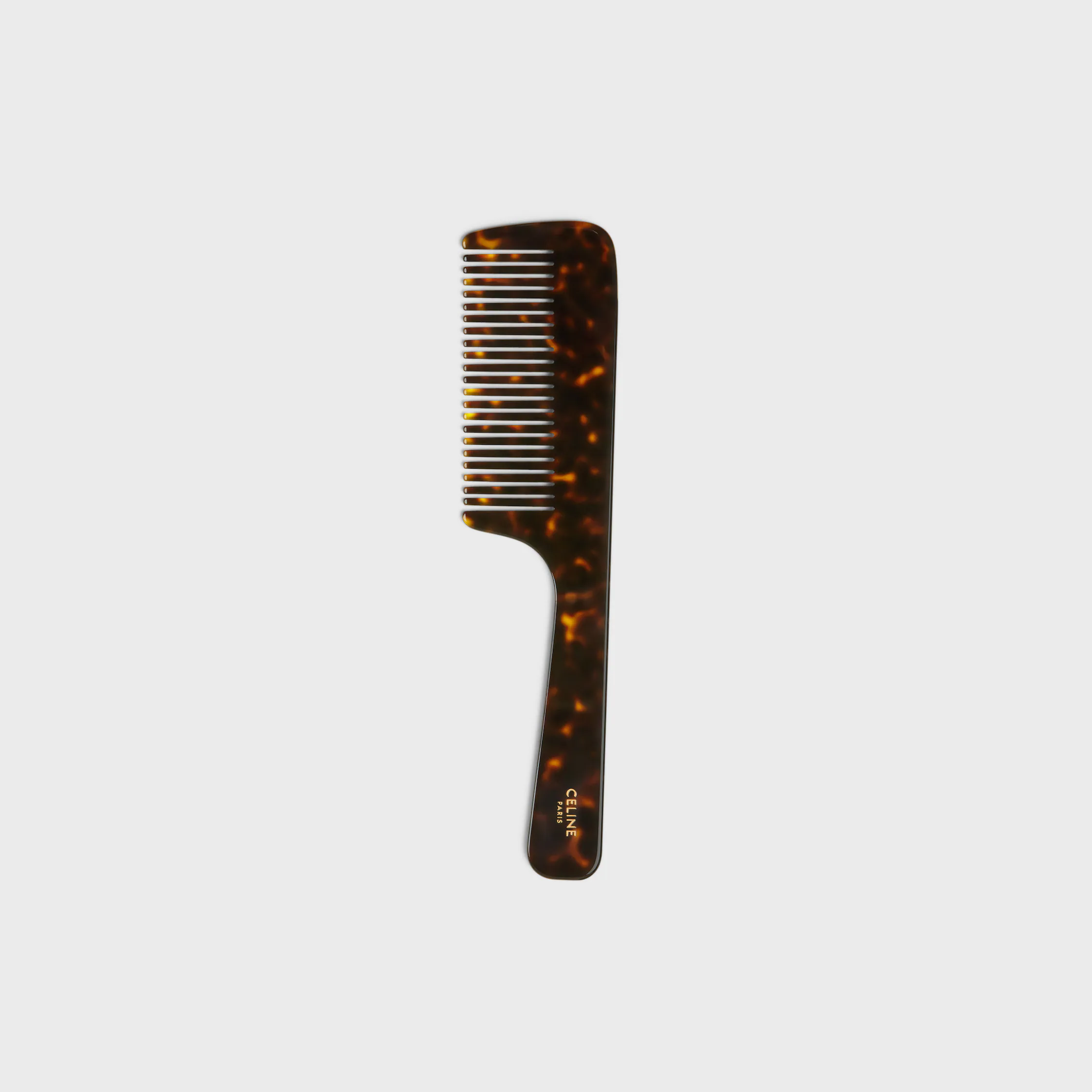 HAIR COMB WITH HANDLE IN ACETATE