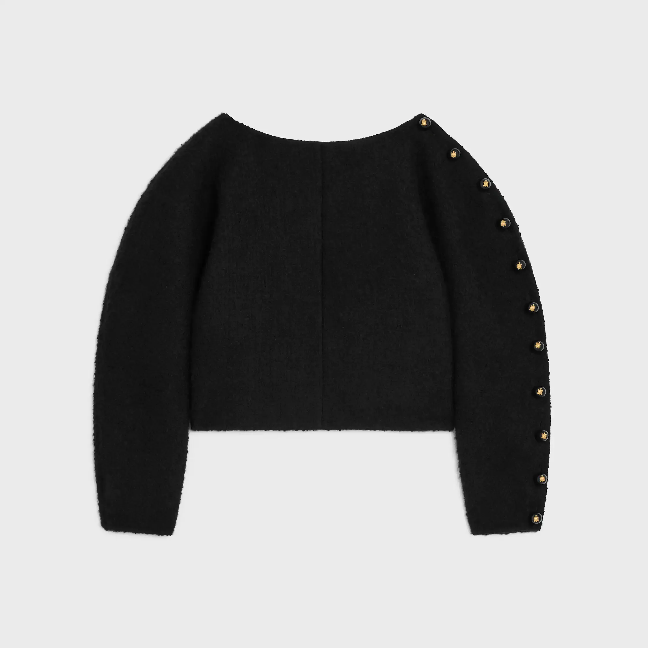 boatneck top IN cashmere and wool natté