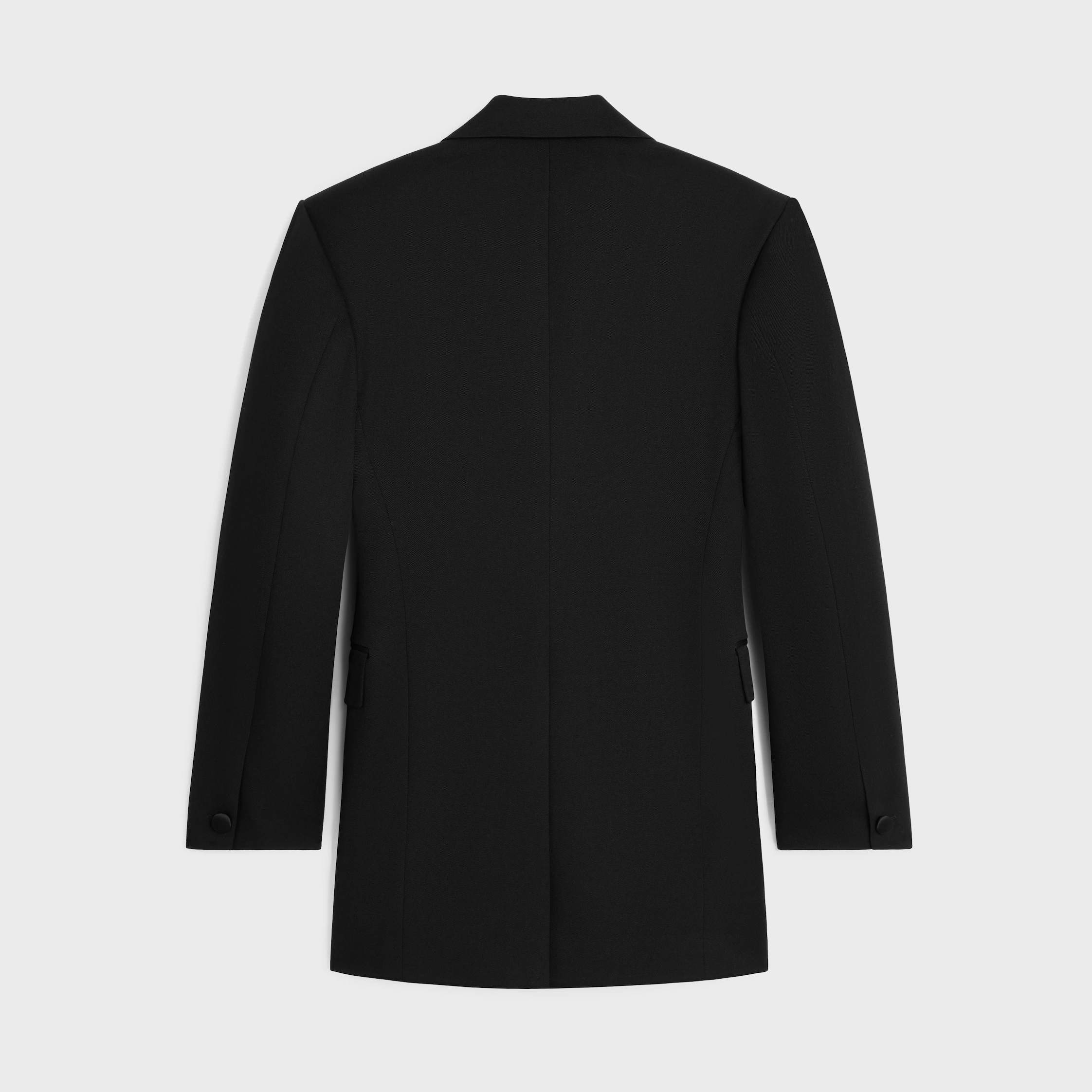 COLONNE TUX JACKET IN wool and mohair gabardine
