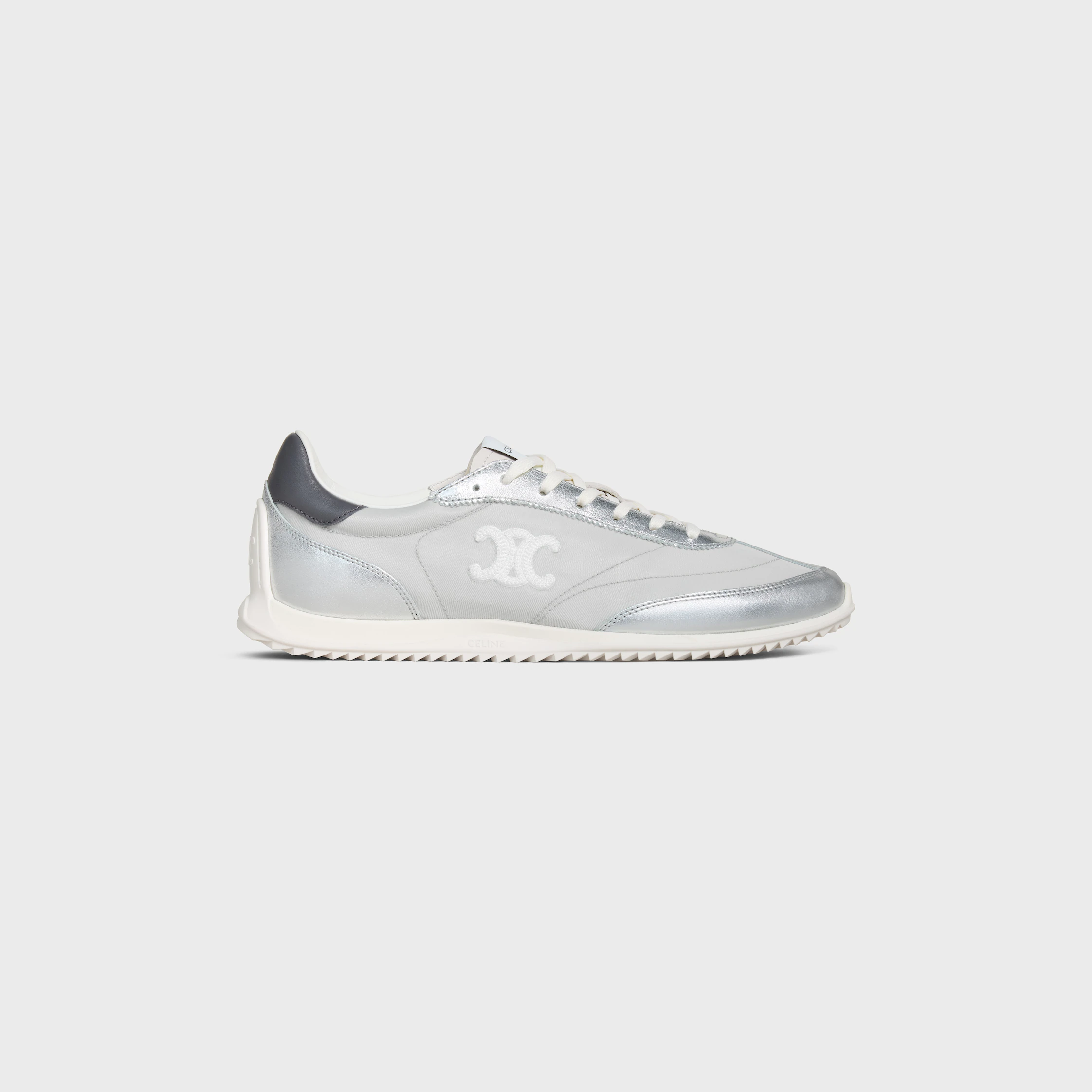 RACER SNEAKER IN NYLON, LAMINATED CALFSKIN AND CALFSKIN