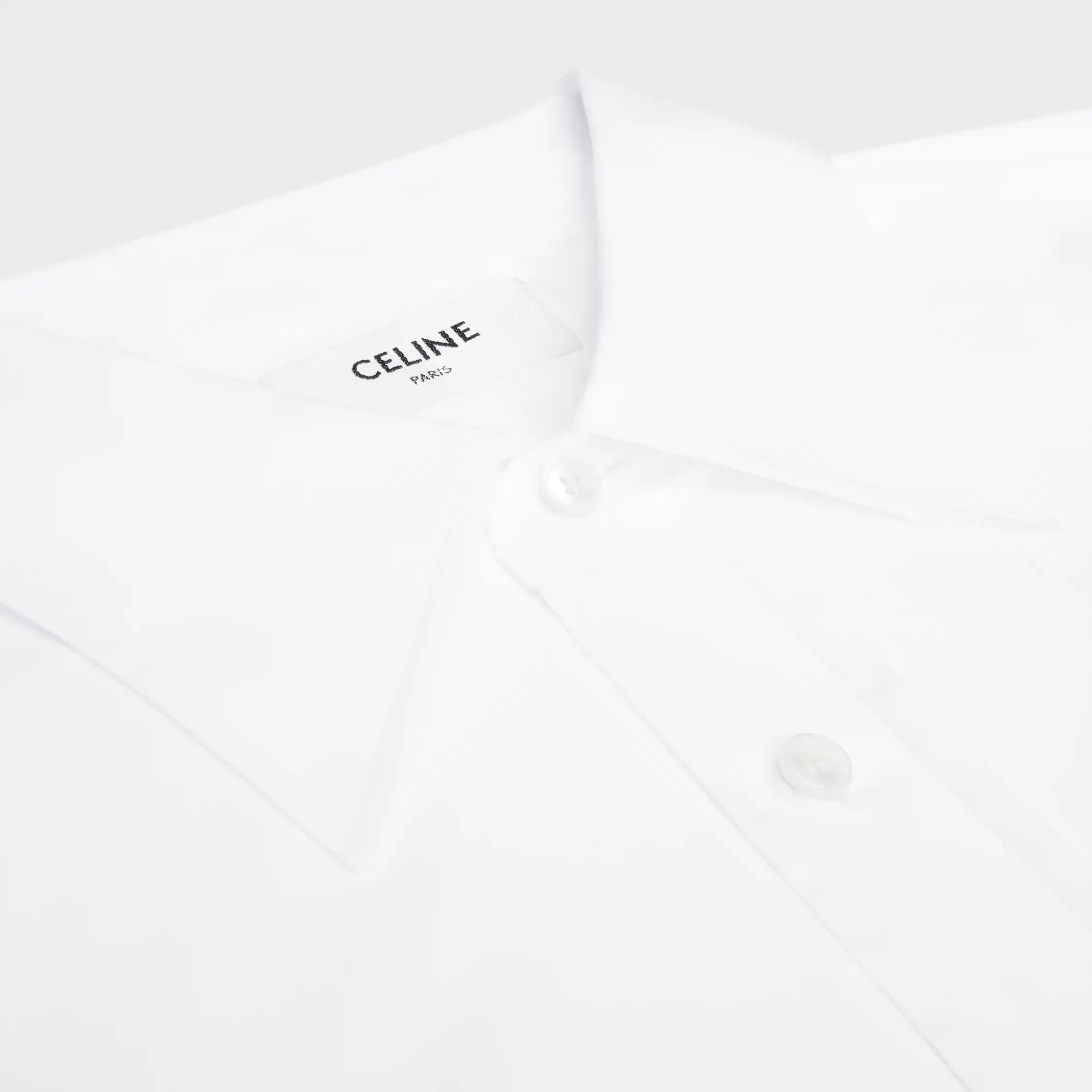 cropped shirt IN COTTON POPLIN