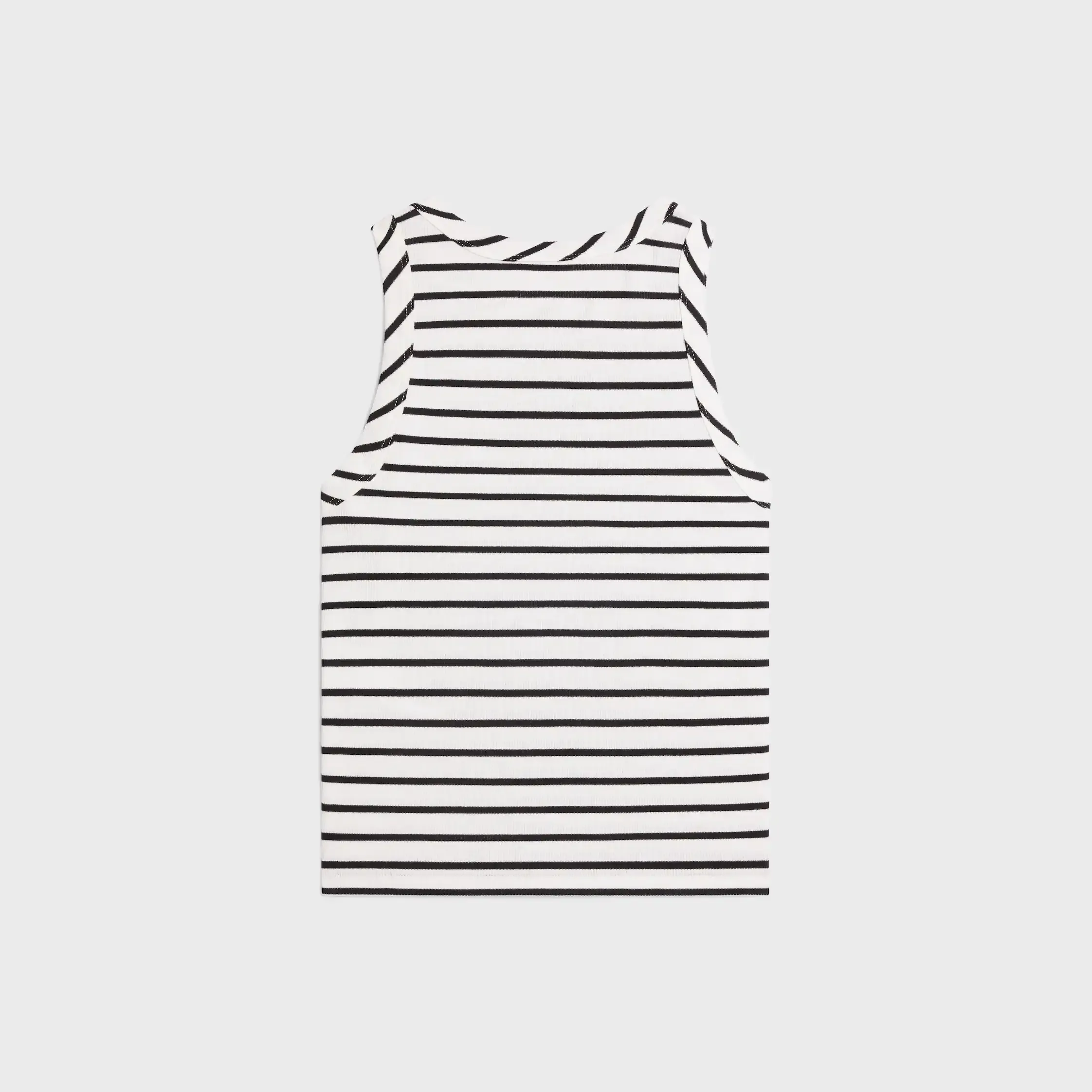 triomphe tank top IN striped silk jersey