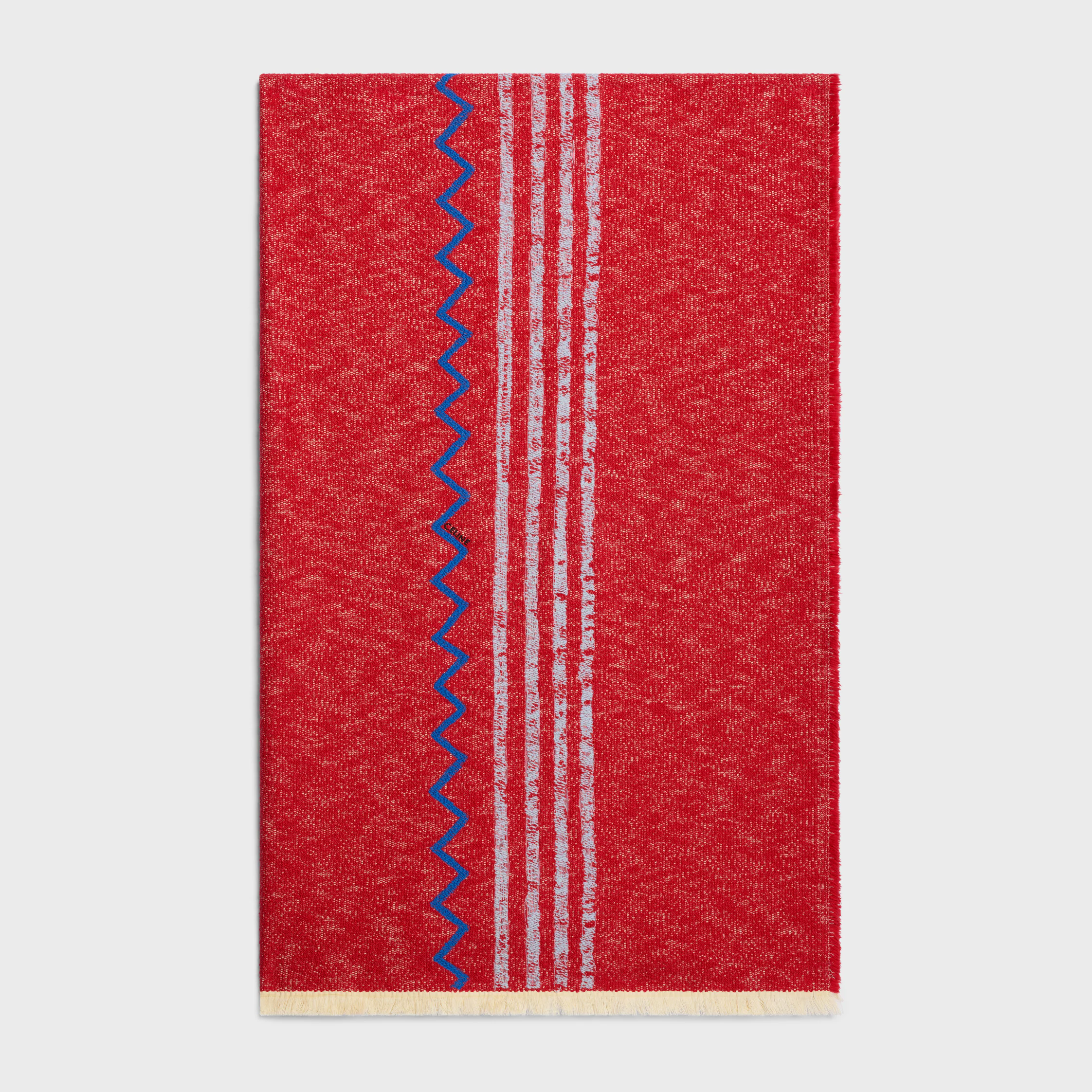 fouta IN embroidered cotton