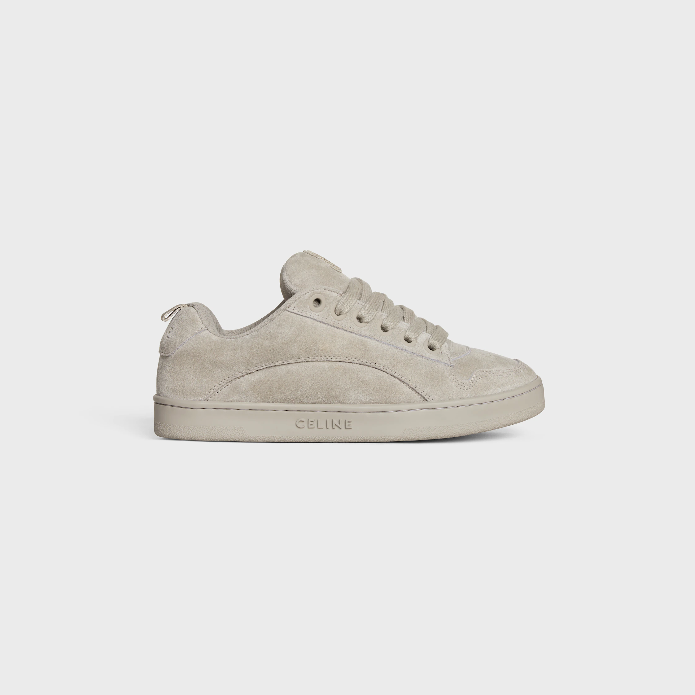 CELINE HUNTINGTON - LOW TOP SNEAKERS IN SUEDE CALFSKIN AND MESH