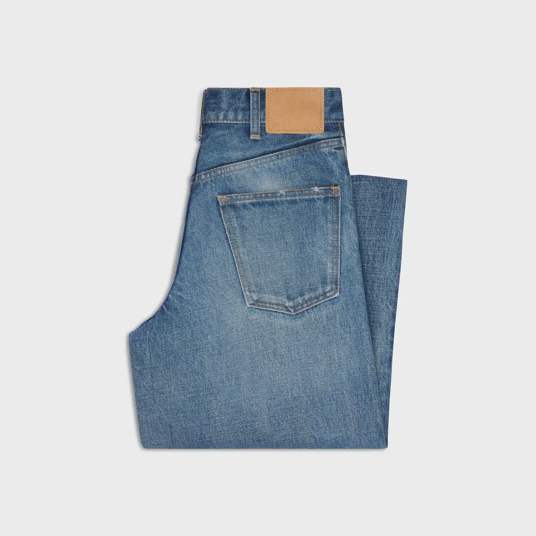 flared surf jeans in union wash denim