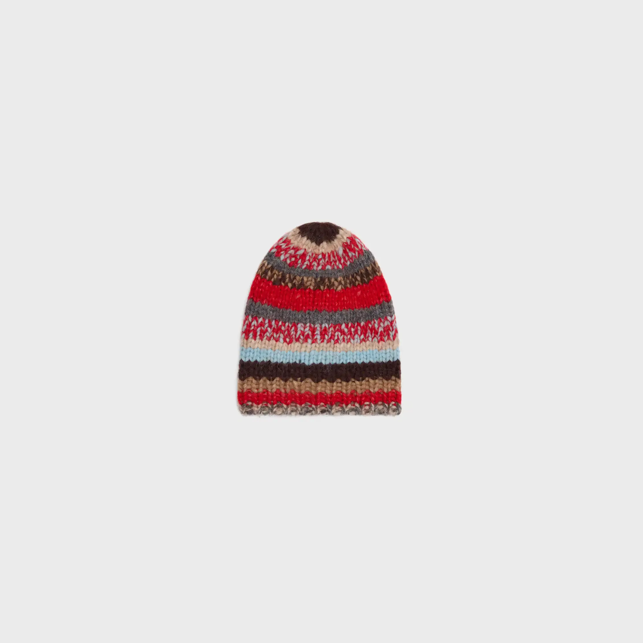 beanie IN MOULINE ALPACA AND WOOL