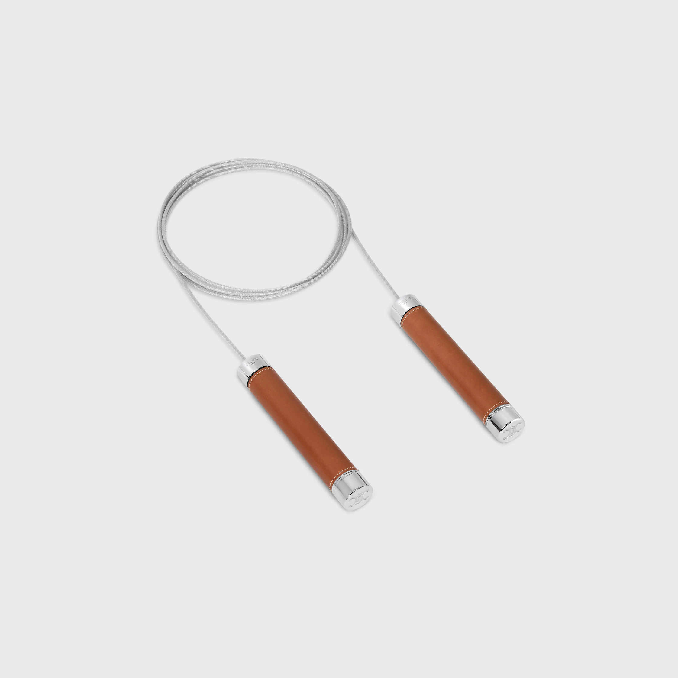 JUMP ROPE IN ALUMINIUM AND CALFSKIN