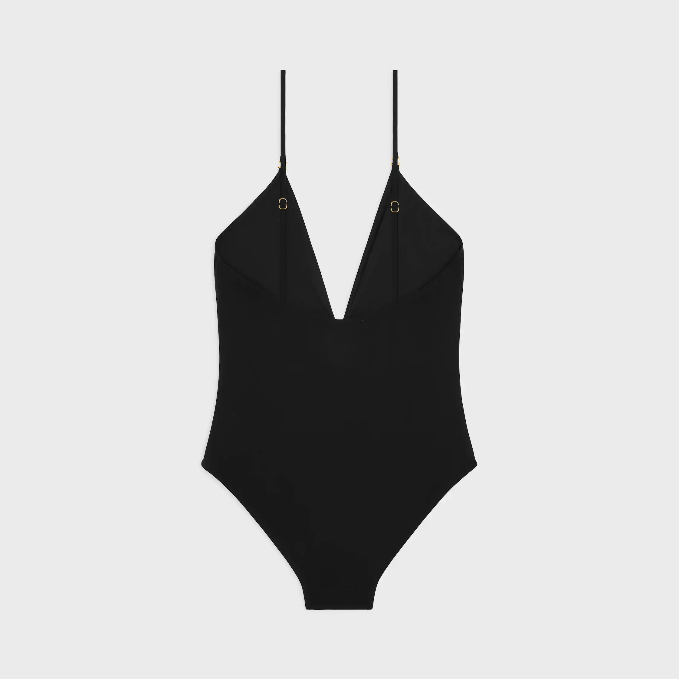 gathered swimsuit in matte jersey