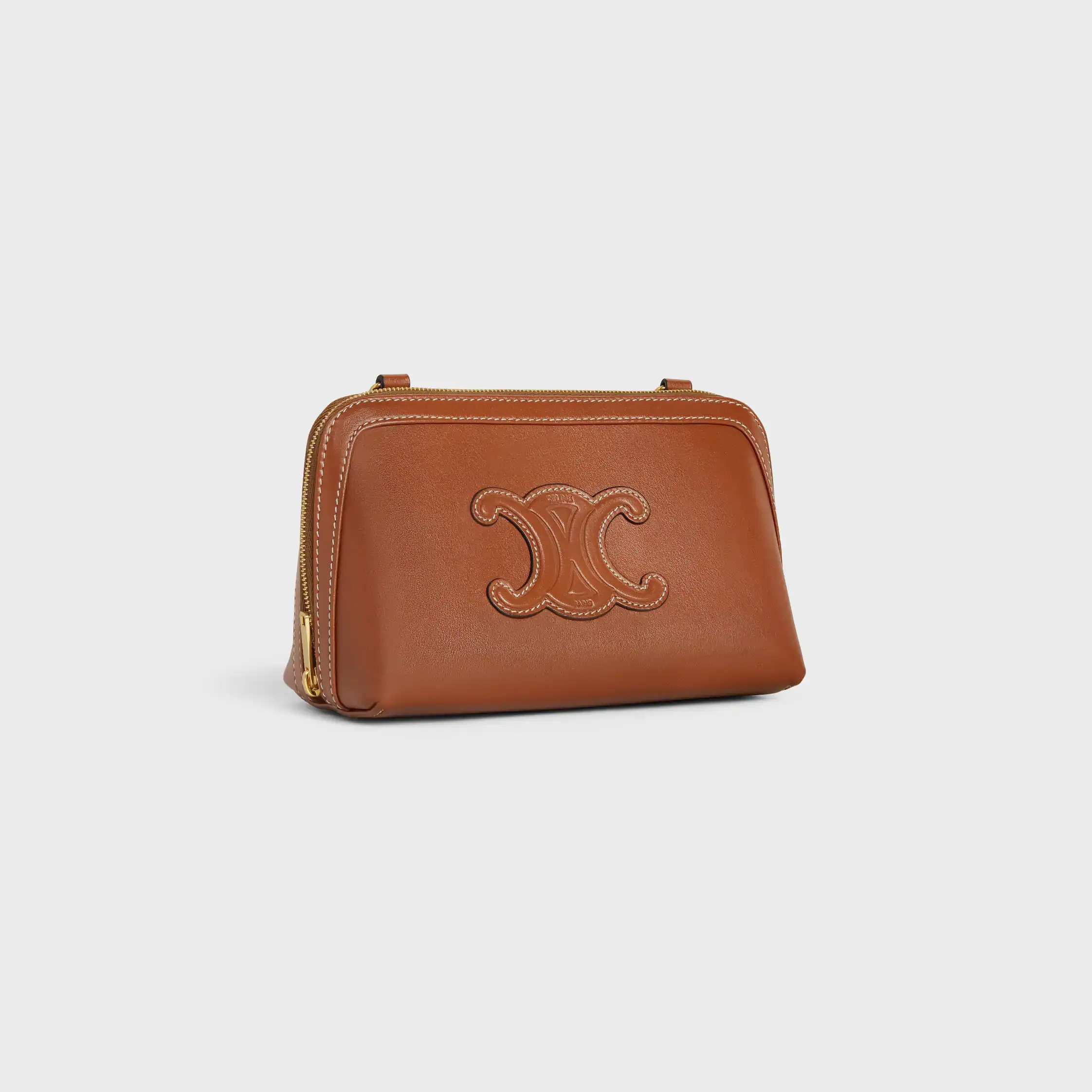 Clutch on Chain IN smooth calfskin