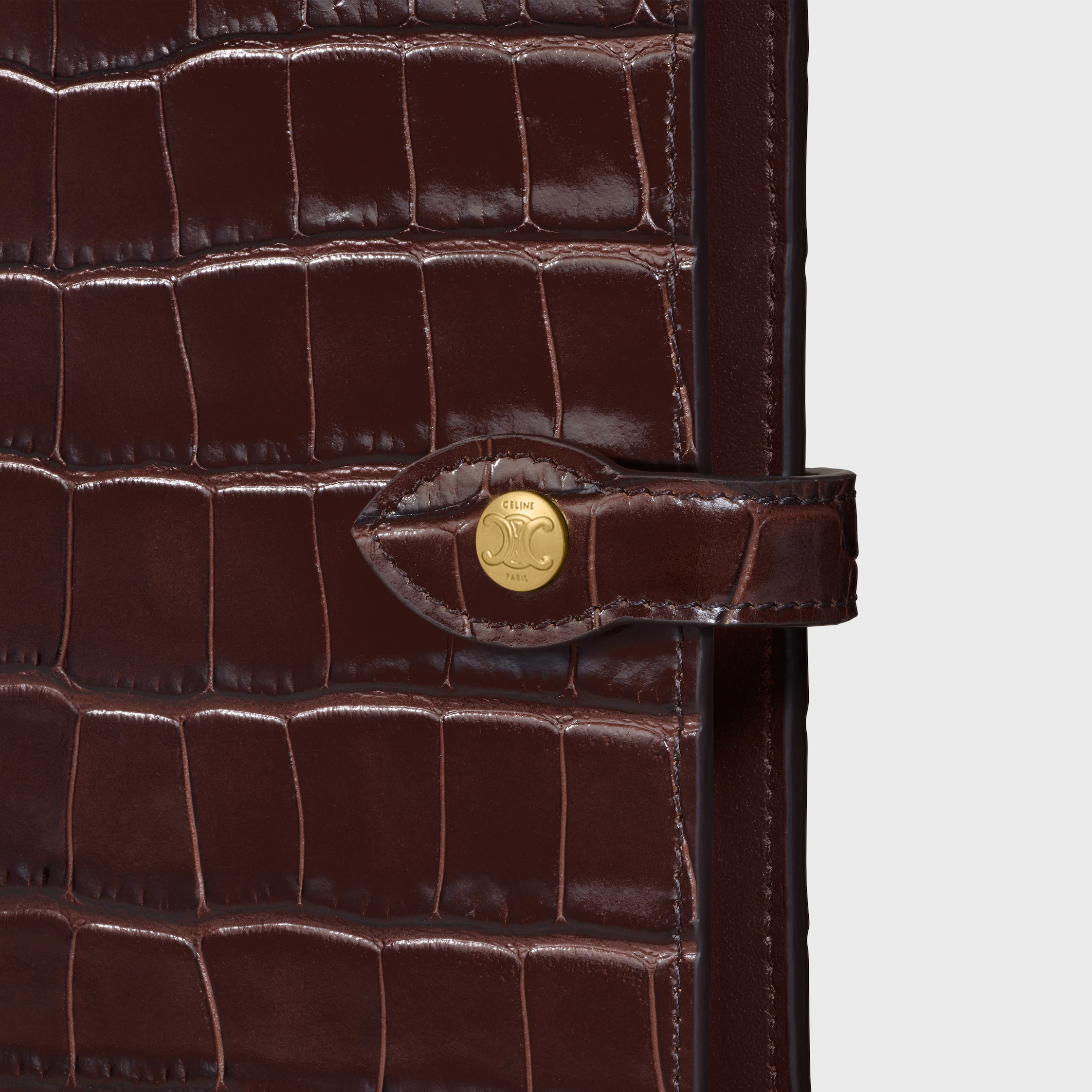 MEDIUM NOTEBOOK COVER IN CROCODILE NILOTICUS