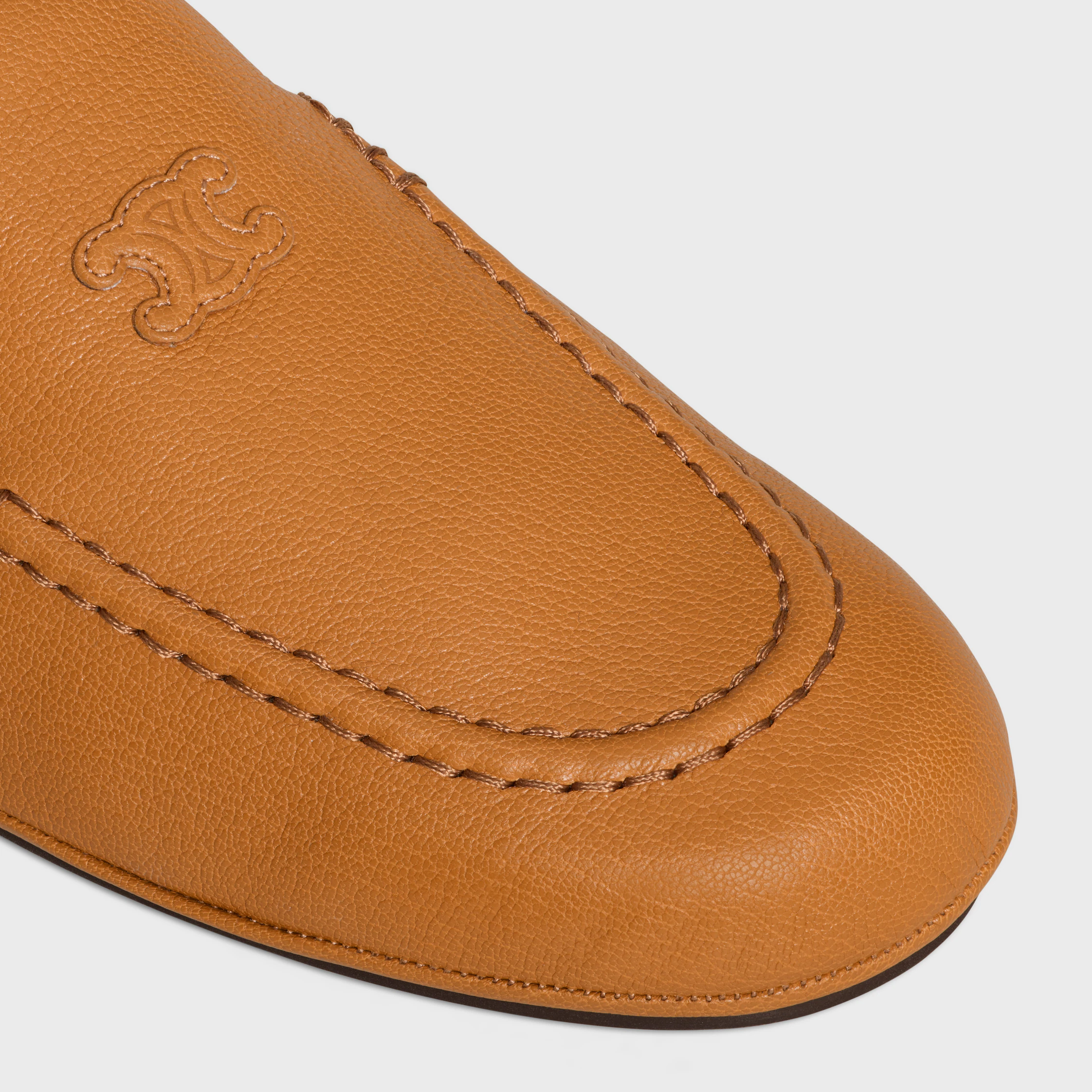 ADAM LOAFER WITH TRIOMPHE IN GOATSKIN