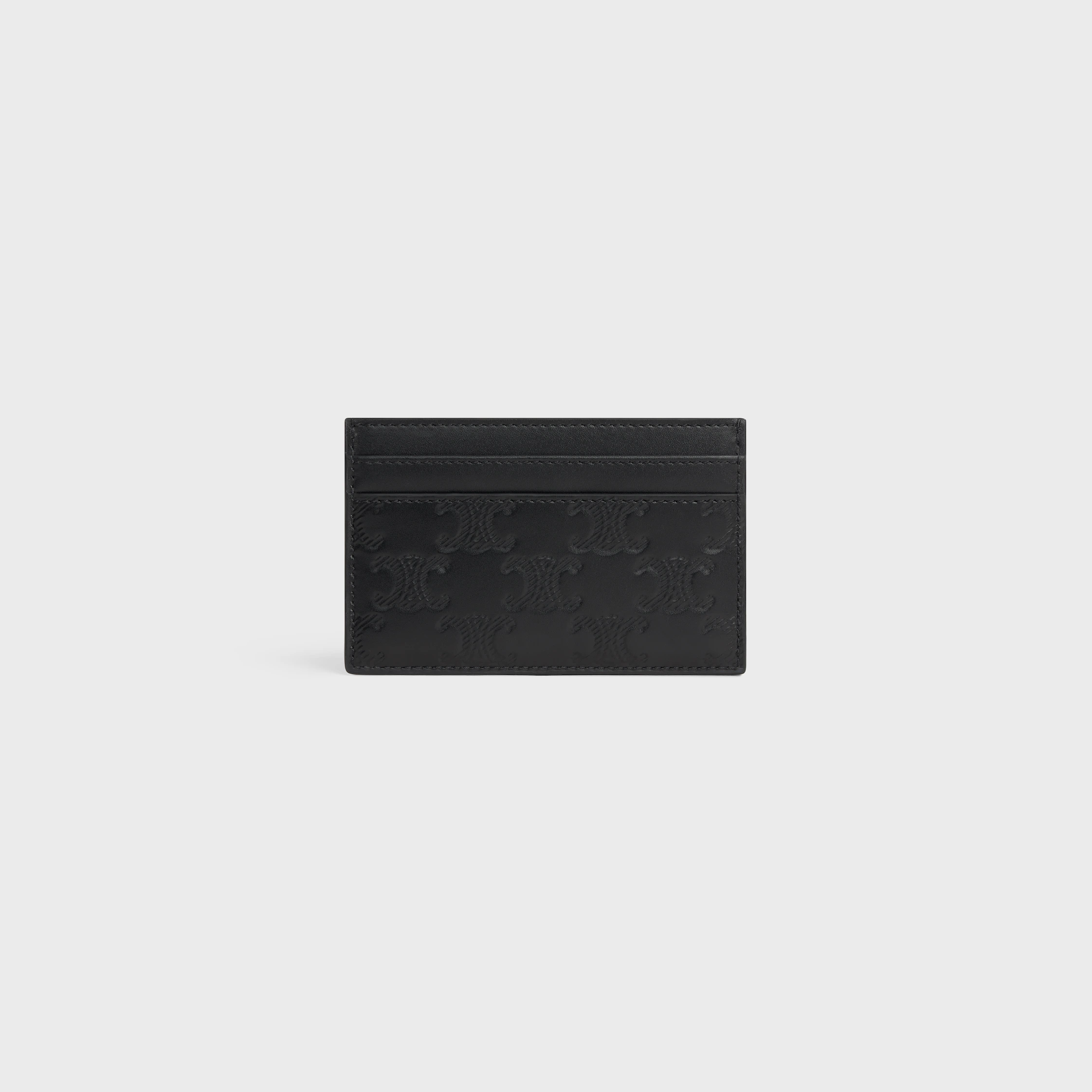 CARD HOLDER IN Calfskin with triomphe embossed