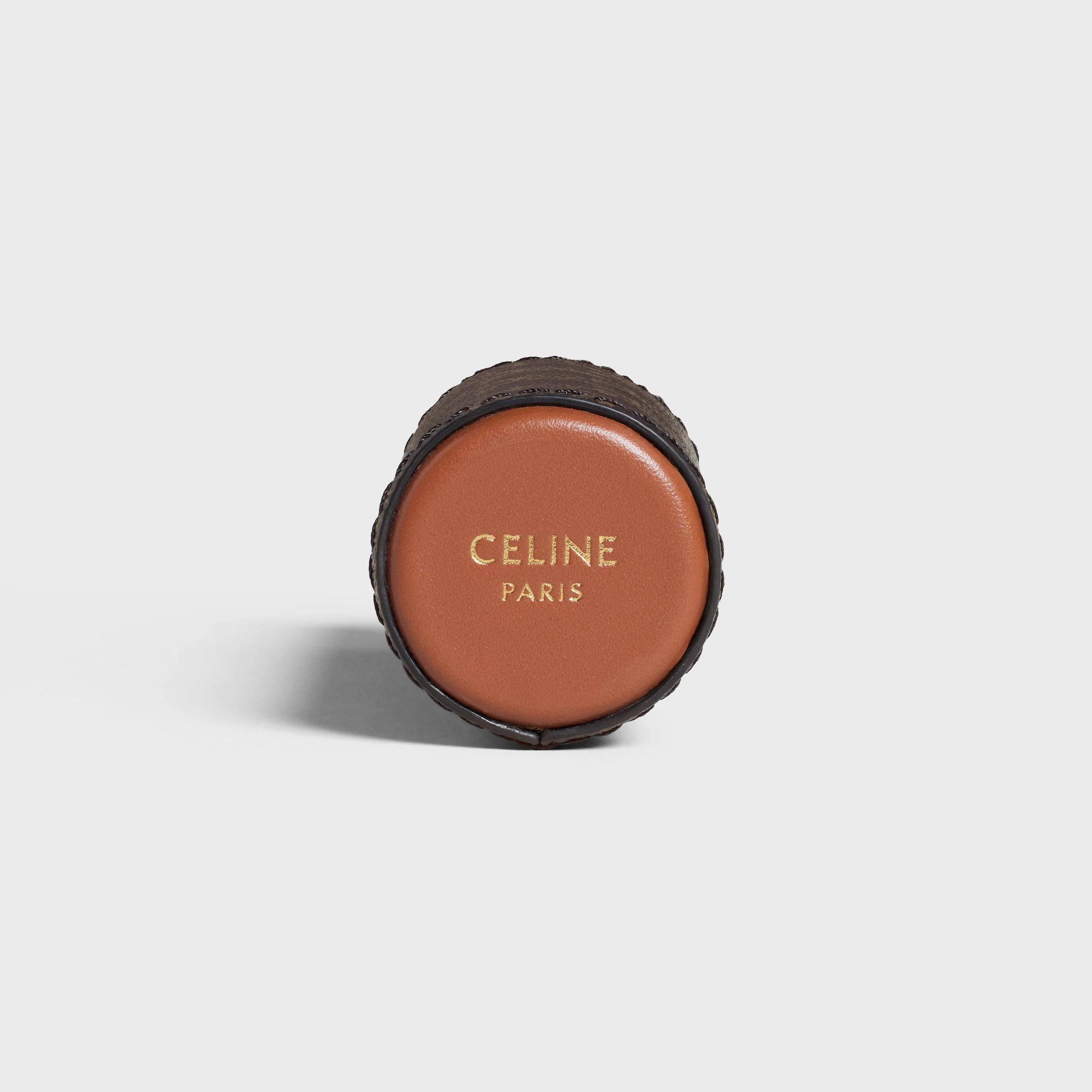 TRAVEL SPRAY Case in Triomphe Canvas and Calfskin