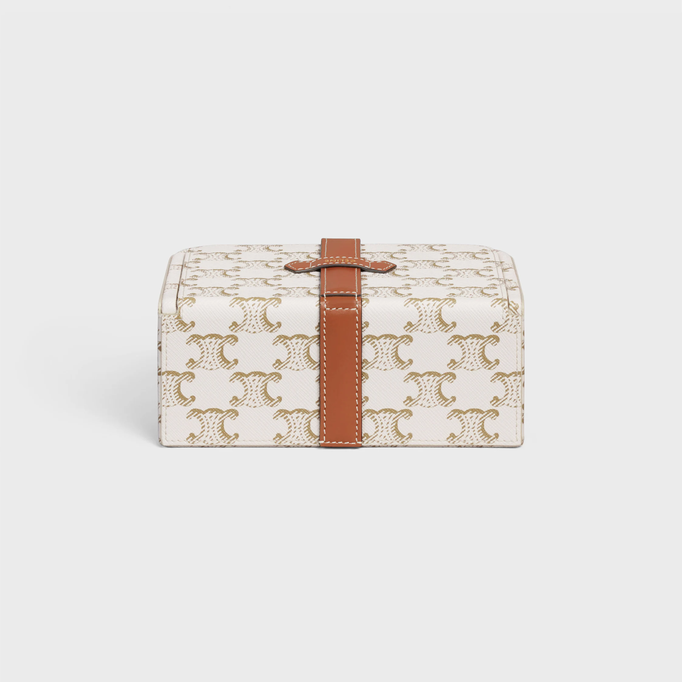 Large Jewels Case in Triomphe Canvas and Calfskin