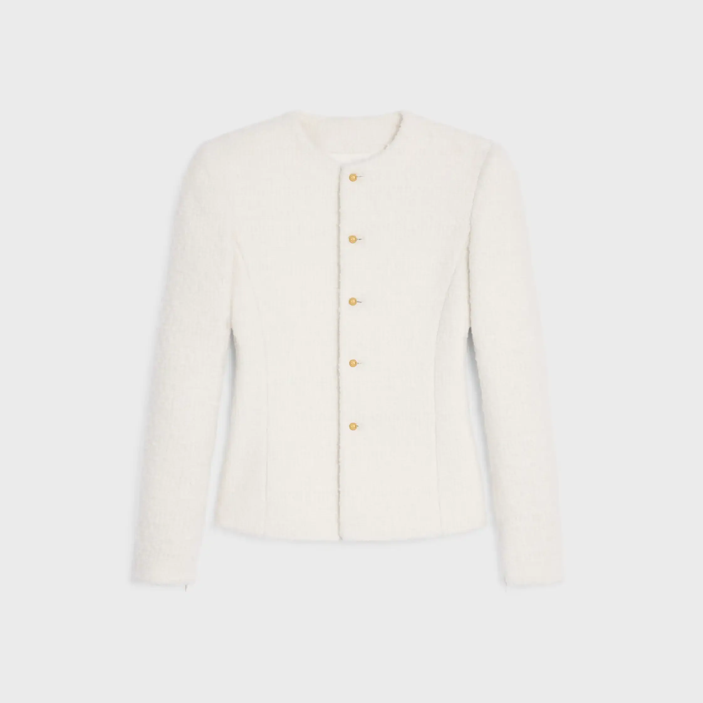 jacket IN cashmere and wool natté