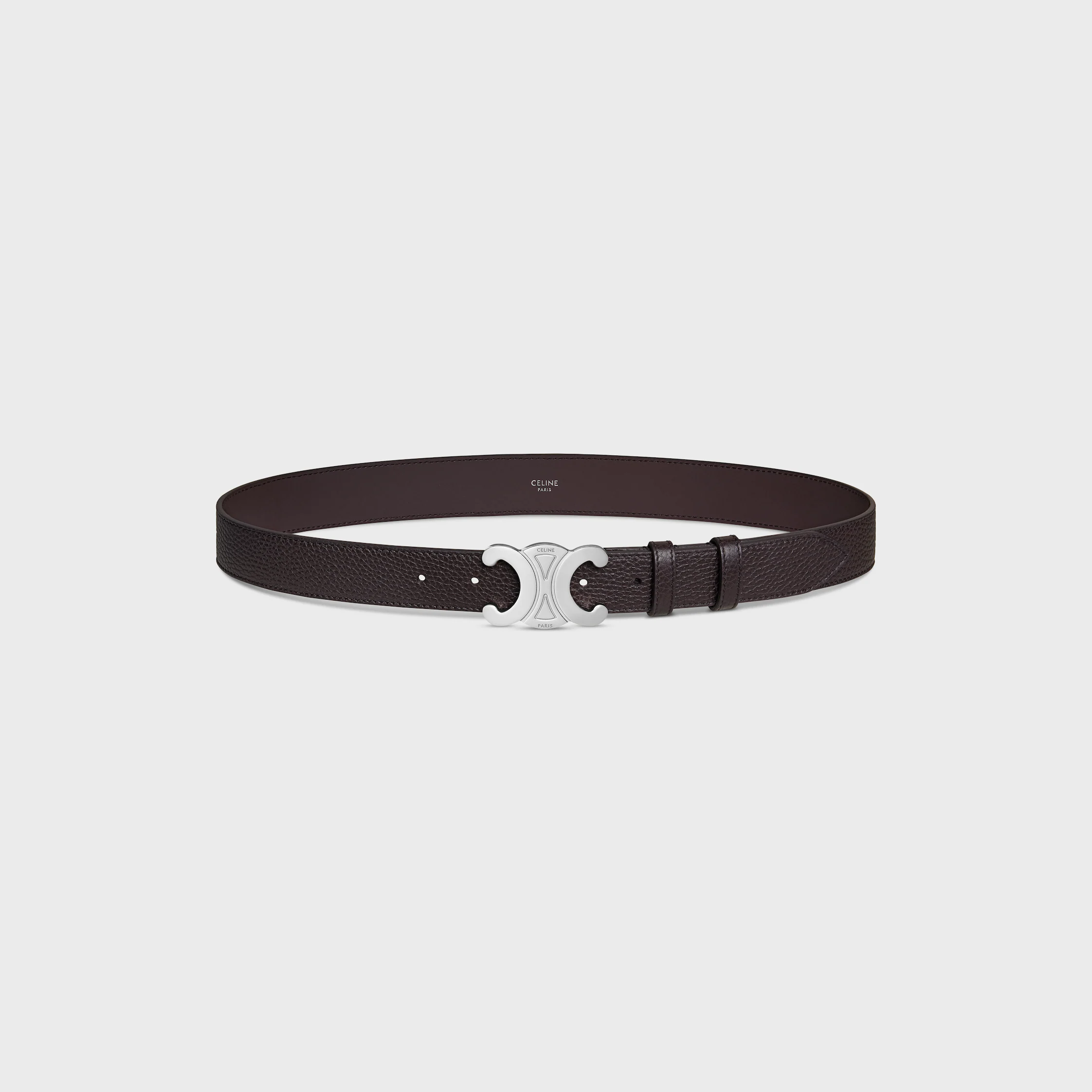 Triomphe Belt 30MM IN Grained Calfskin