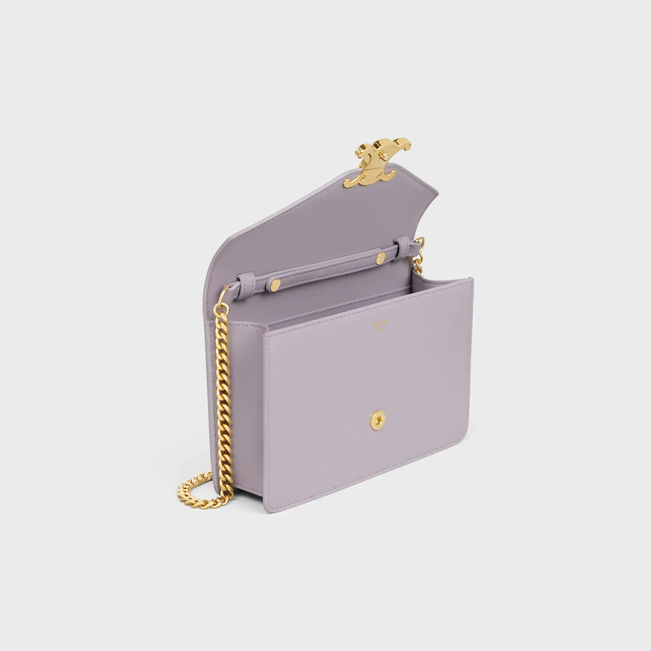 WALLET ON CHAIN MARGO in Shiny calfskin