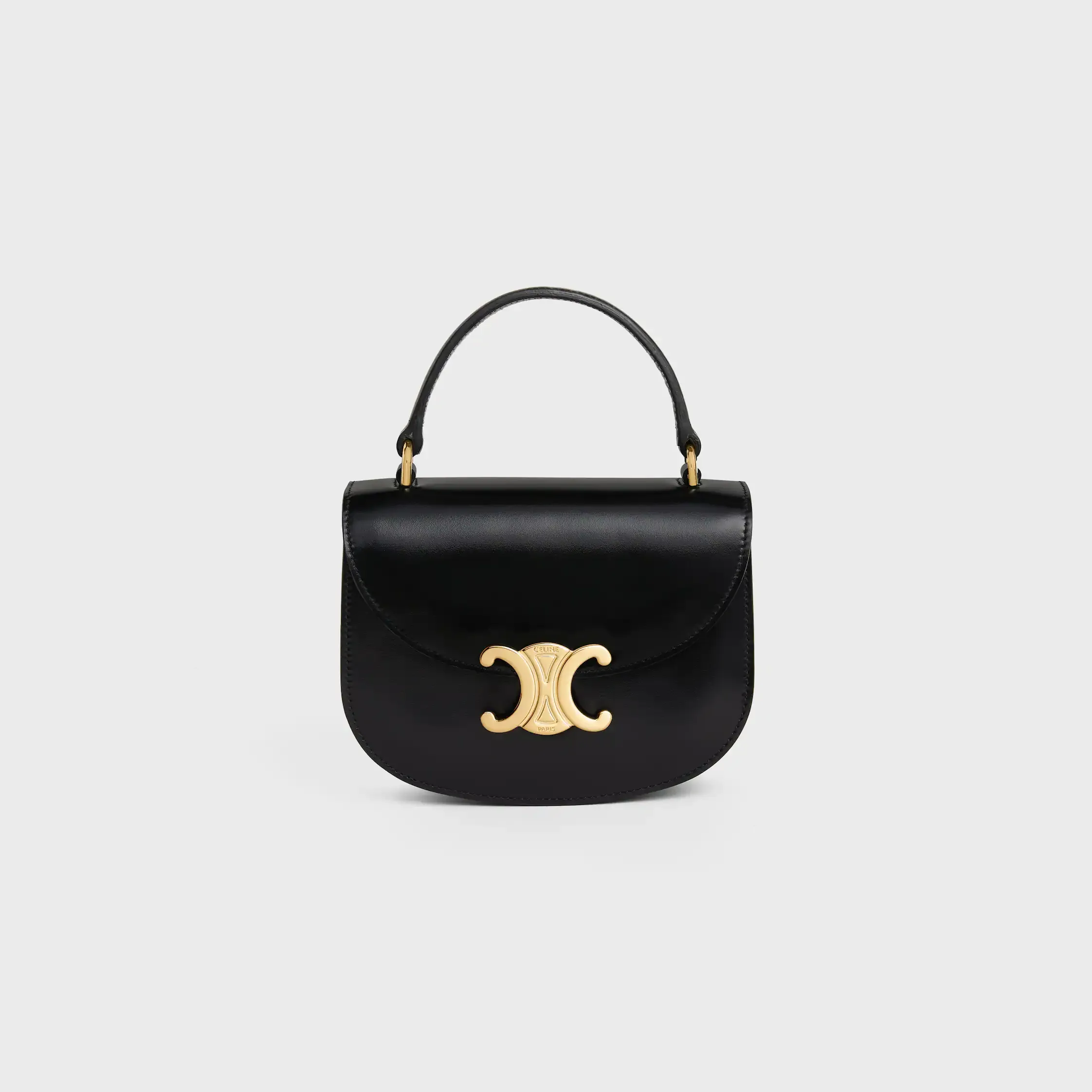 MINI BESACE CLEA IN SHINY CALFSKIN