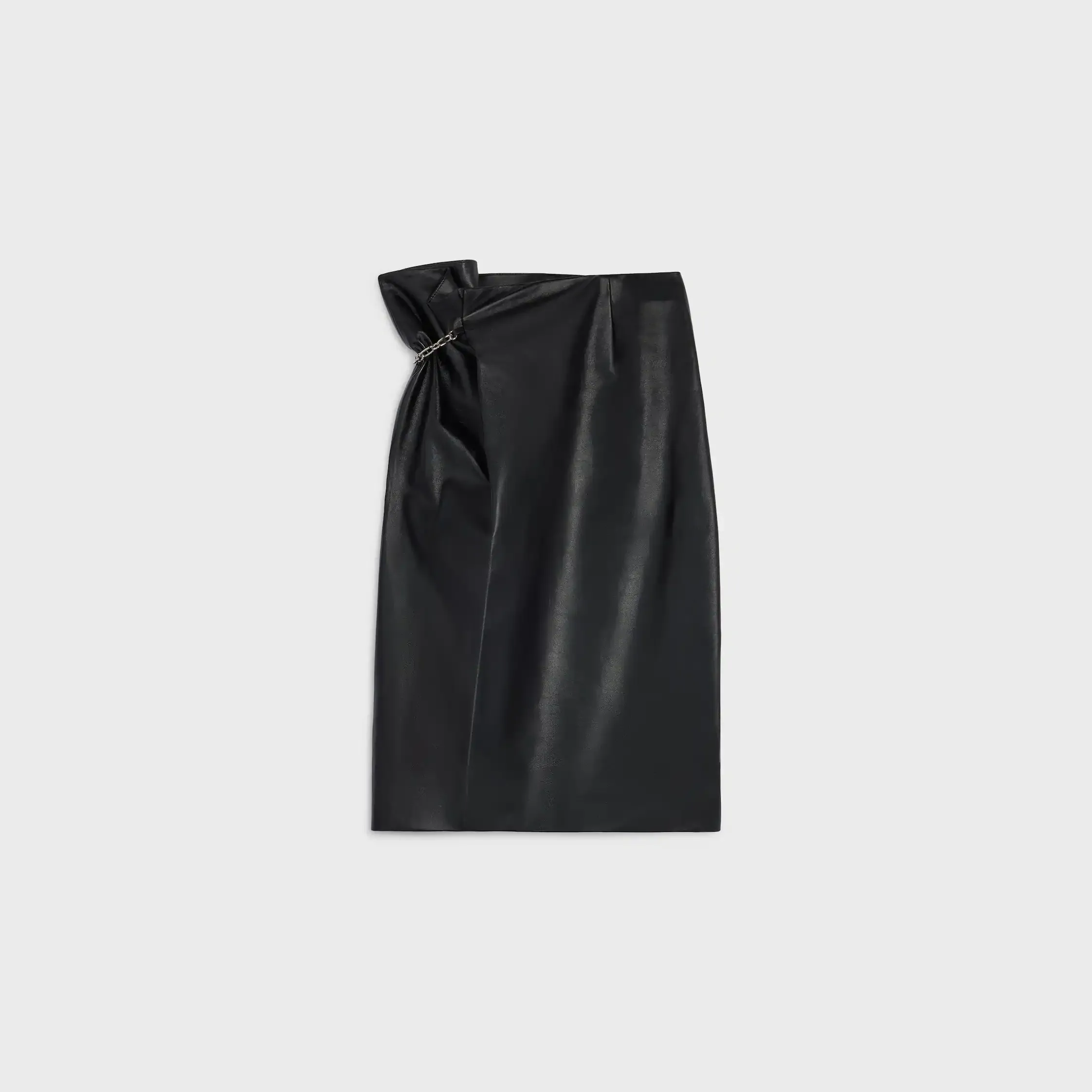 midi skirt IN calfskin