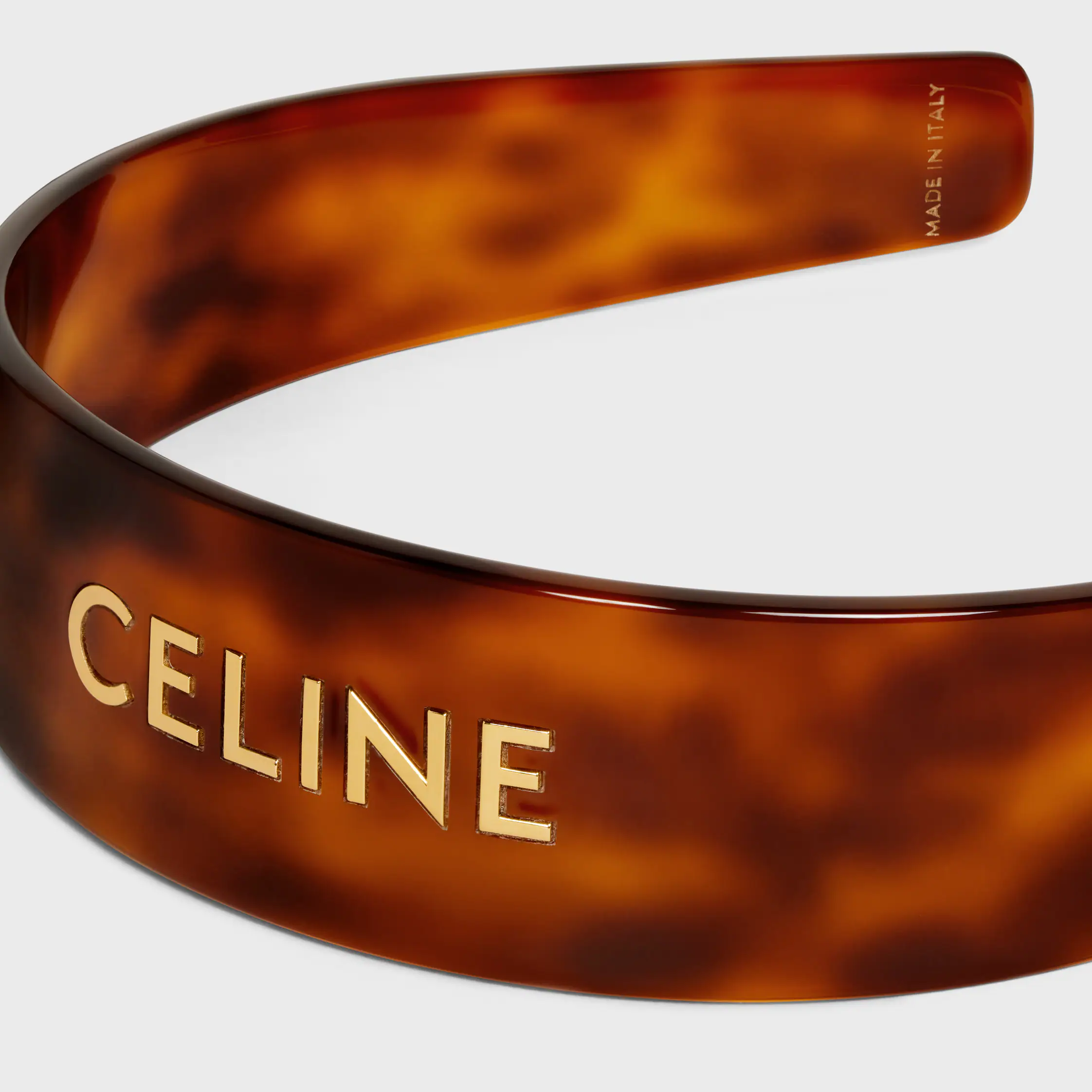 Celine Headband in Acetate and Steel