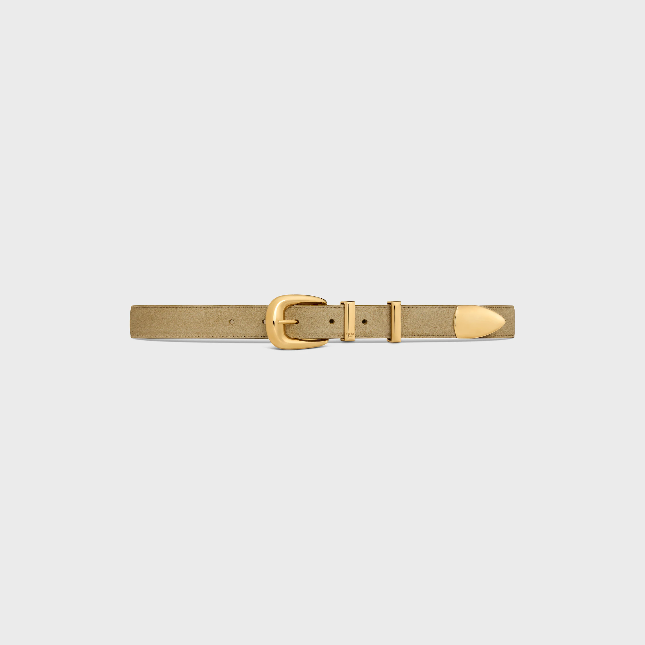 Western Belt 25MM IN Suede Calfskin