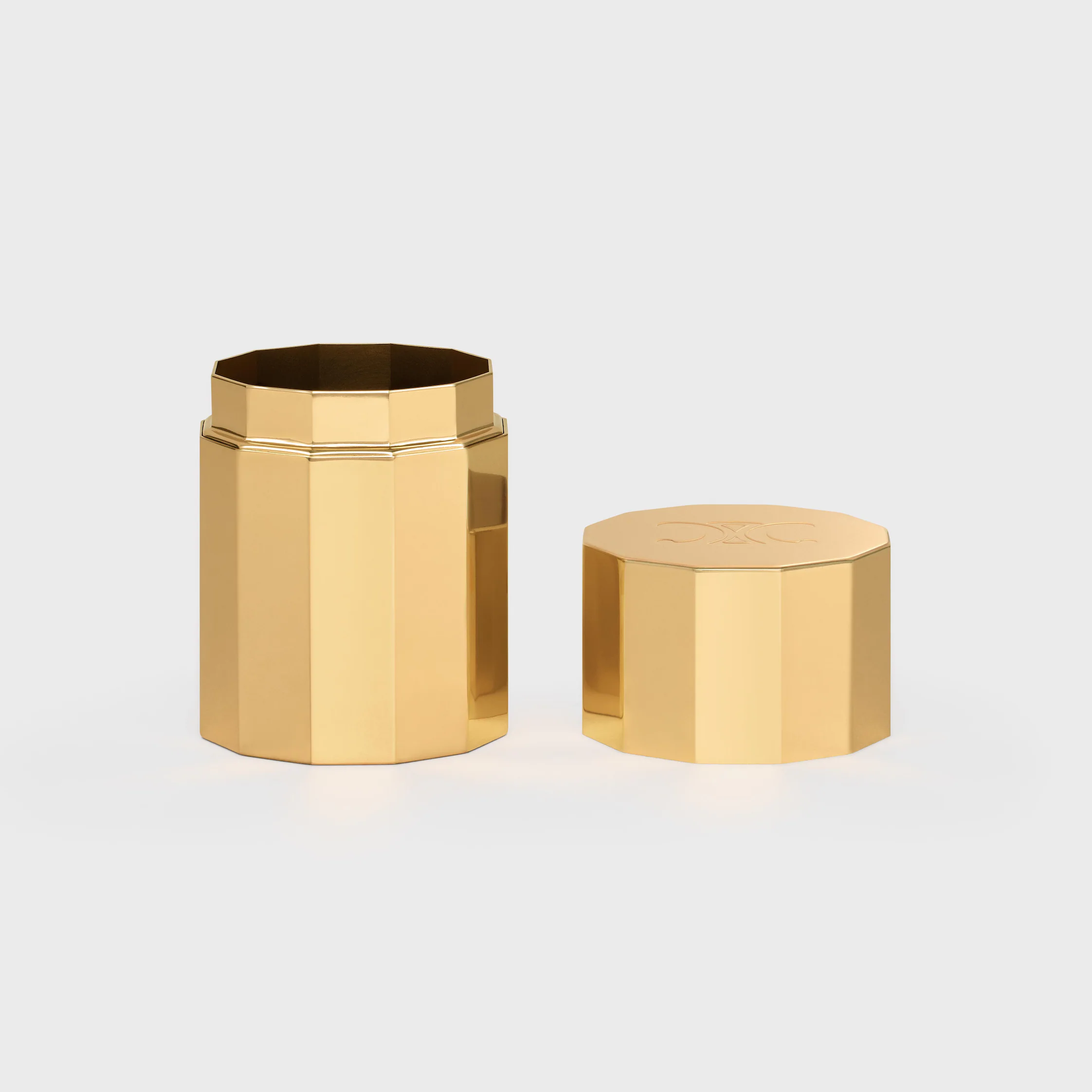 cotton swab pot in aluminium