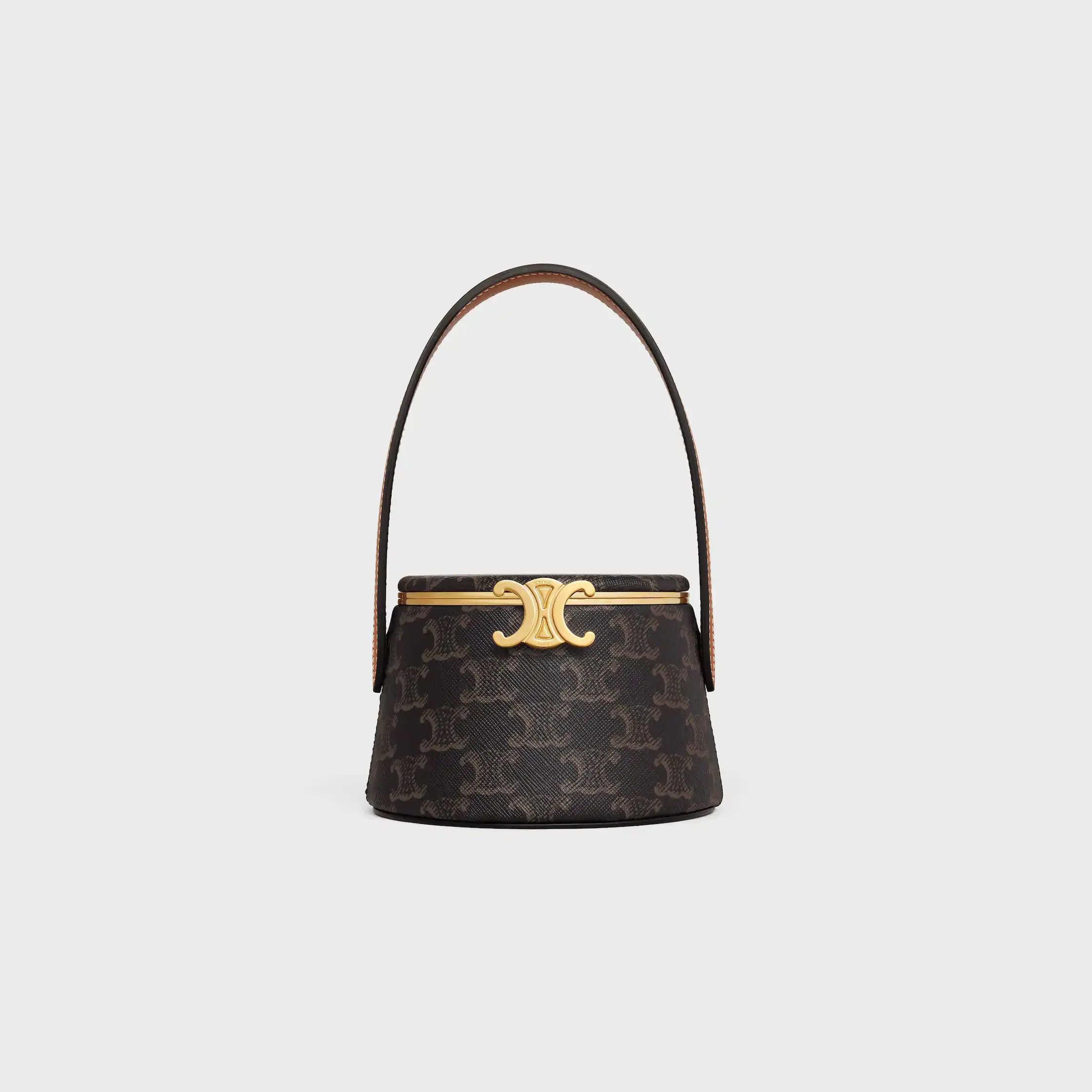 CELINE NINA MINAUDIERE in LAMBSKIN WITH TRIOMPHE CANVAS PRINT AND CALFSKIN