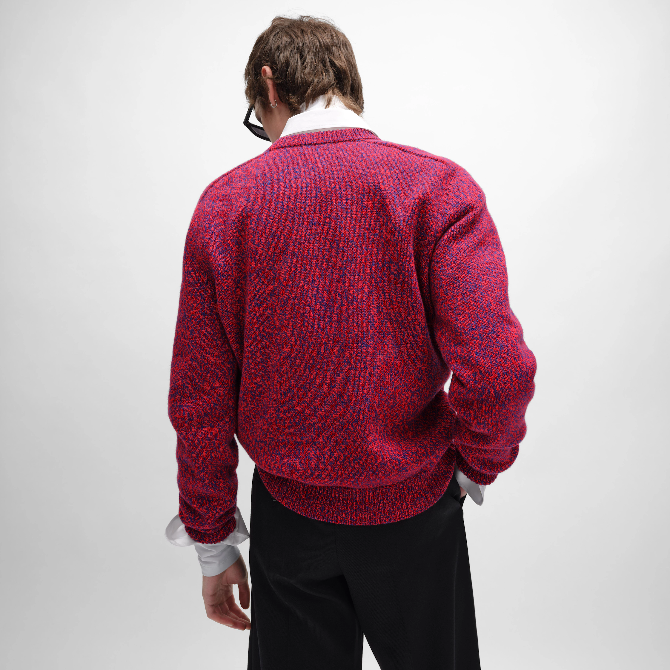 crewneck sweater IN WOOL AND CASHMERE