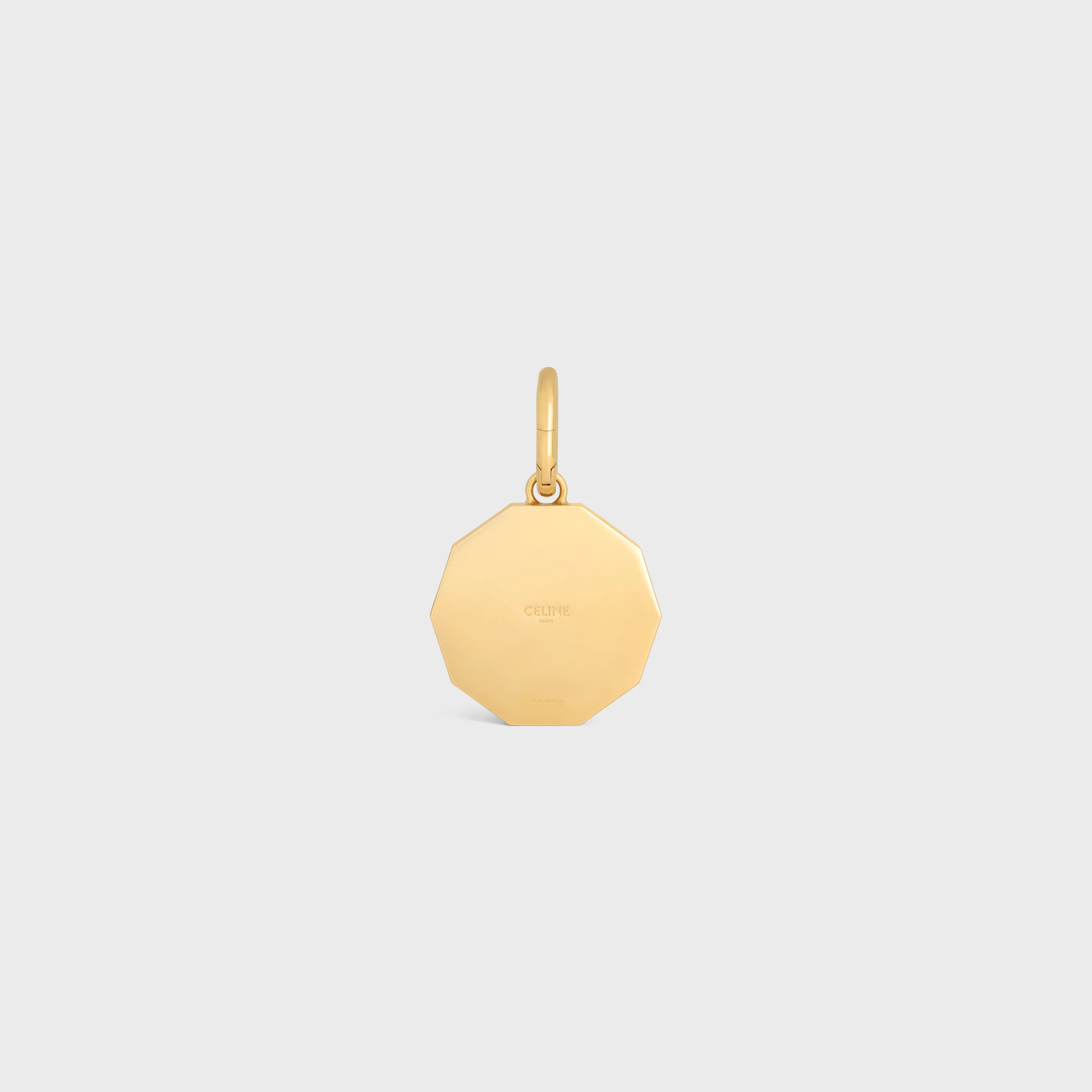 CHARMS DECAGON TRIOMPHE MEDAL IN ENAMEL AND BRASS WITH GOLD FINISH