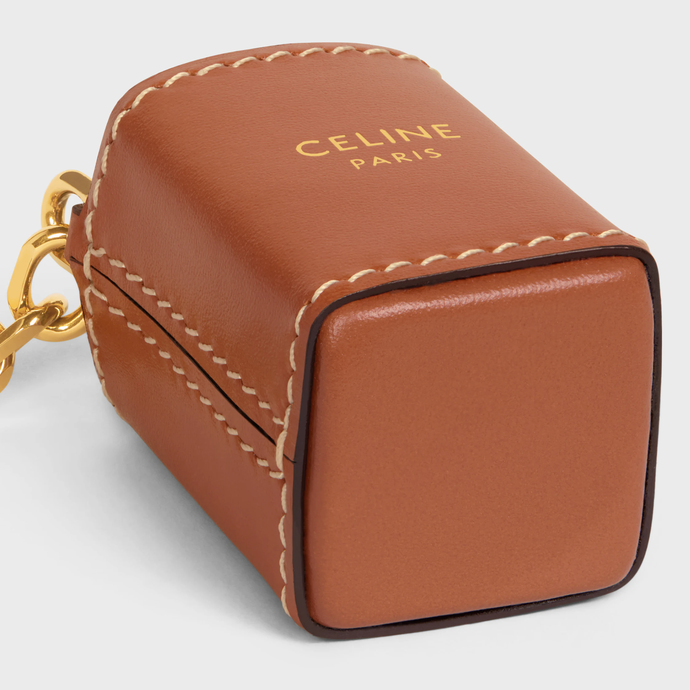 Miniature Perfume Holder Charm in Calfskin