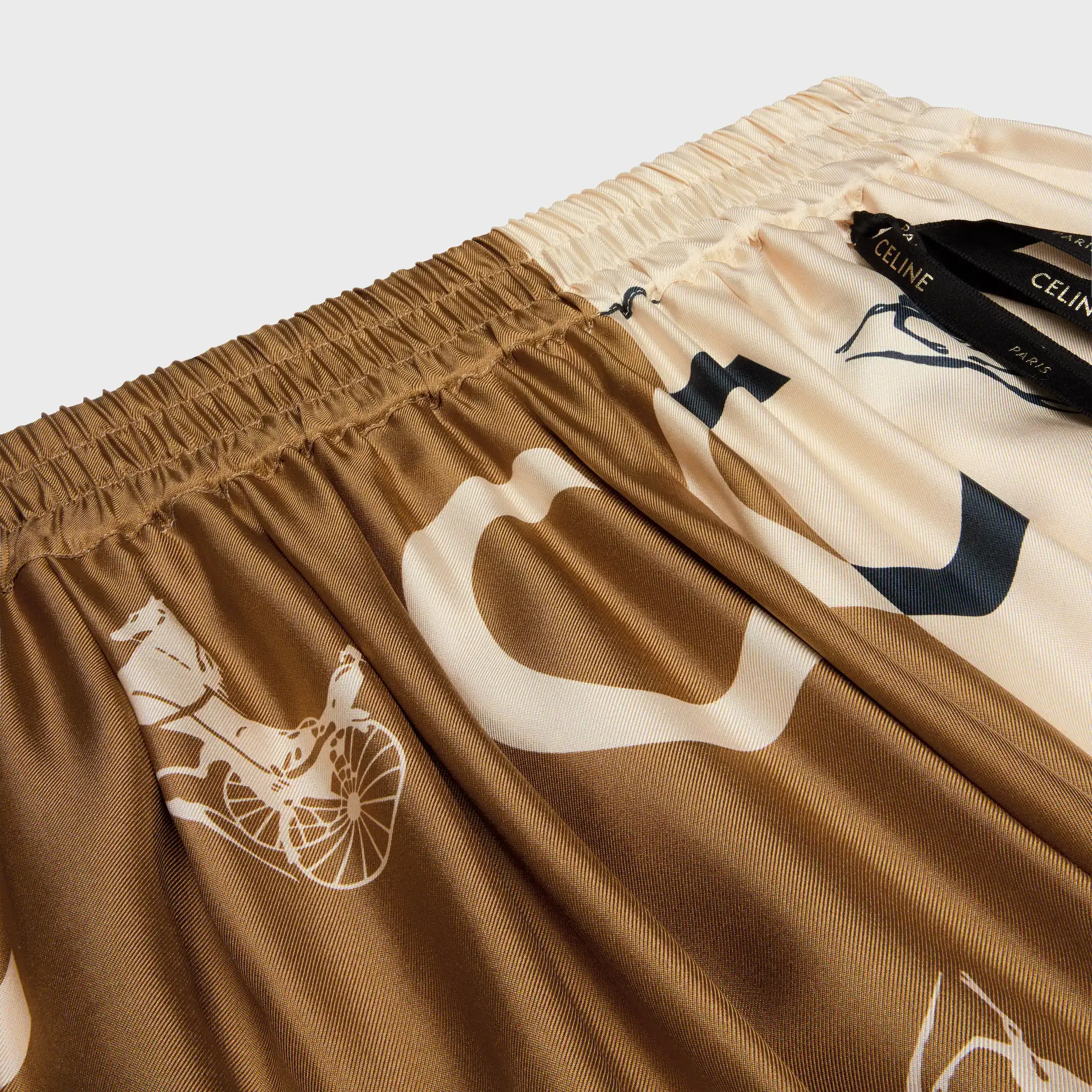 pajama shorts IN silk twill
