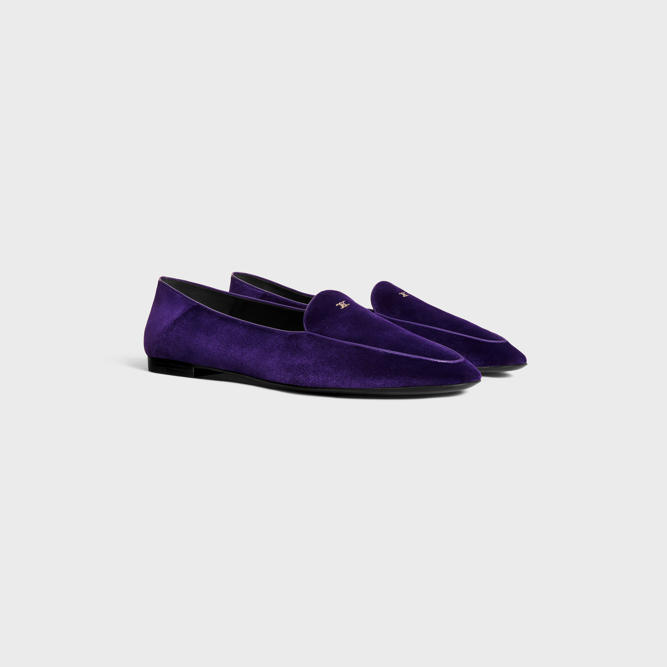 AURA LOAFER WITH TRIOMPHE IN Velvet