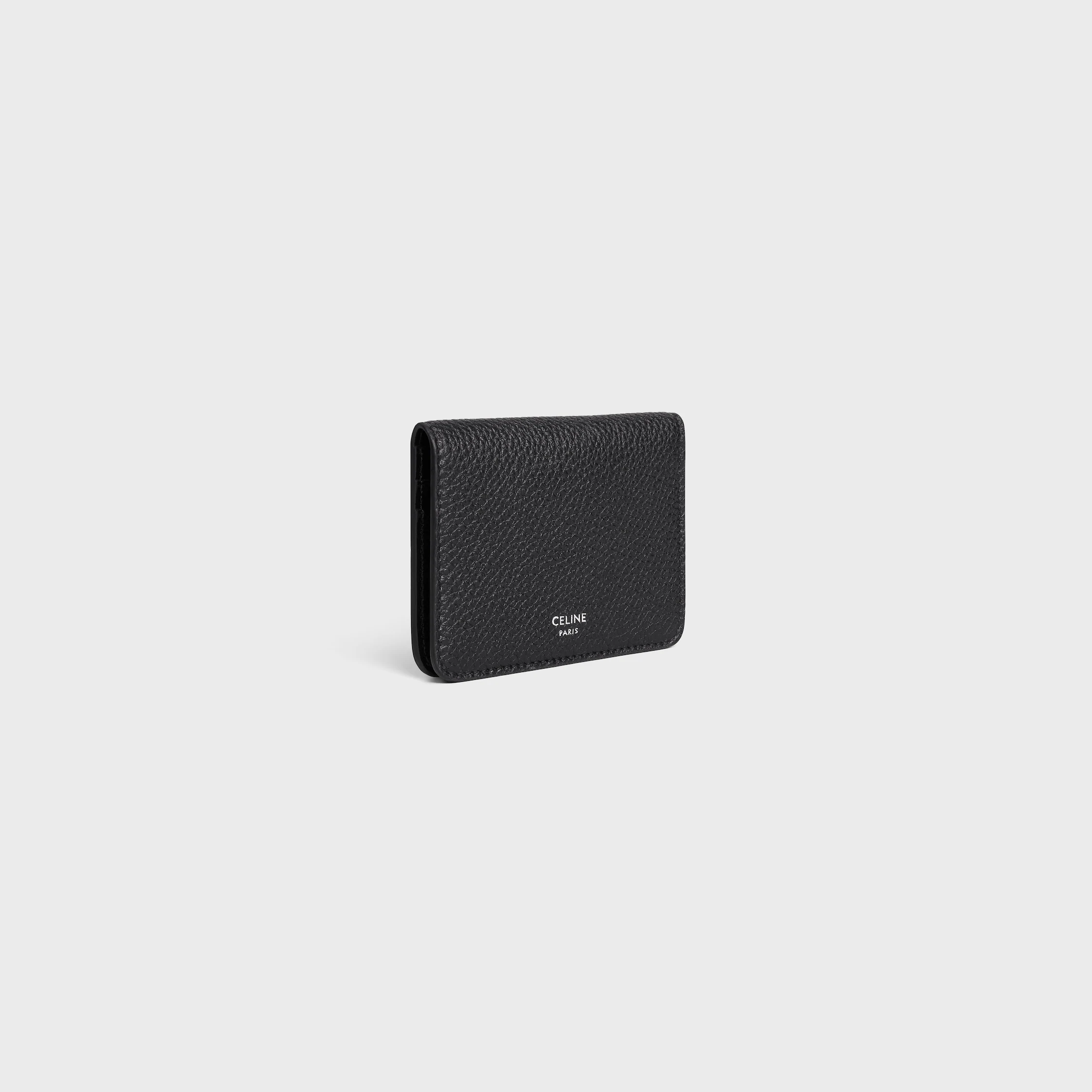 BI-FOLD CARD HOLDER IN Grained Calfskin