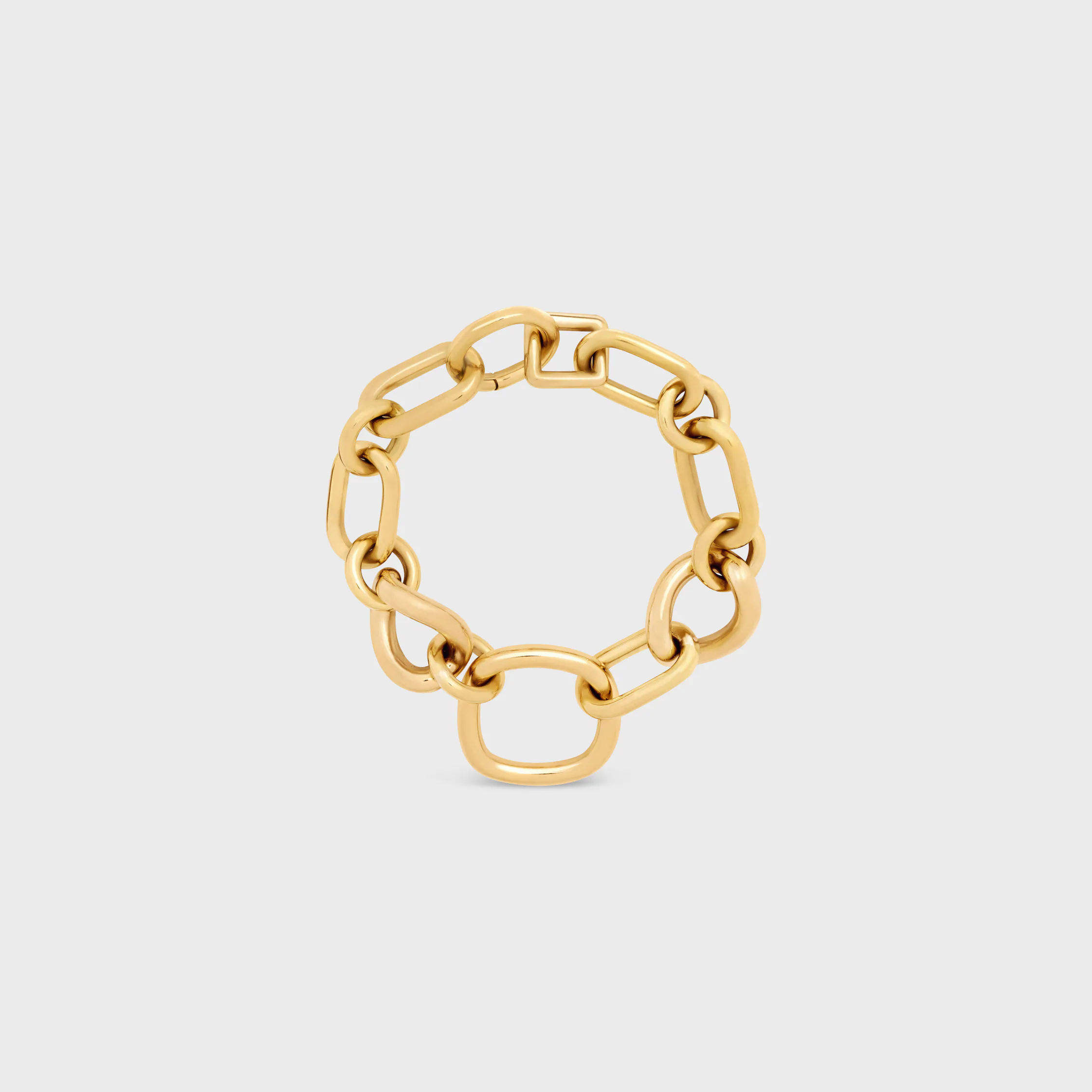 CHARMS MODERN THIN GOURMETTE IN BRASS WITH GOLD FINISH