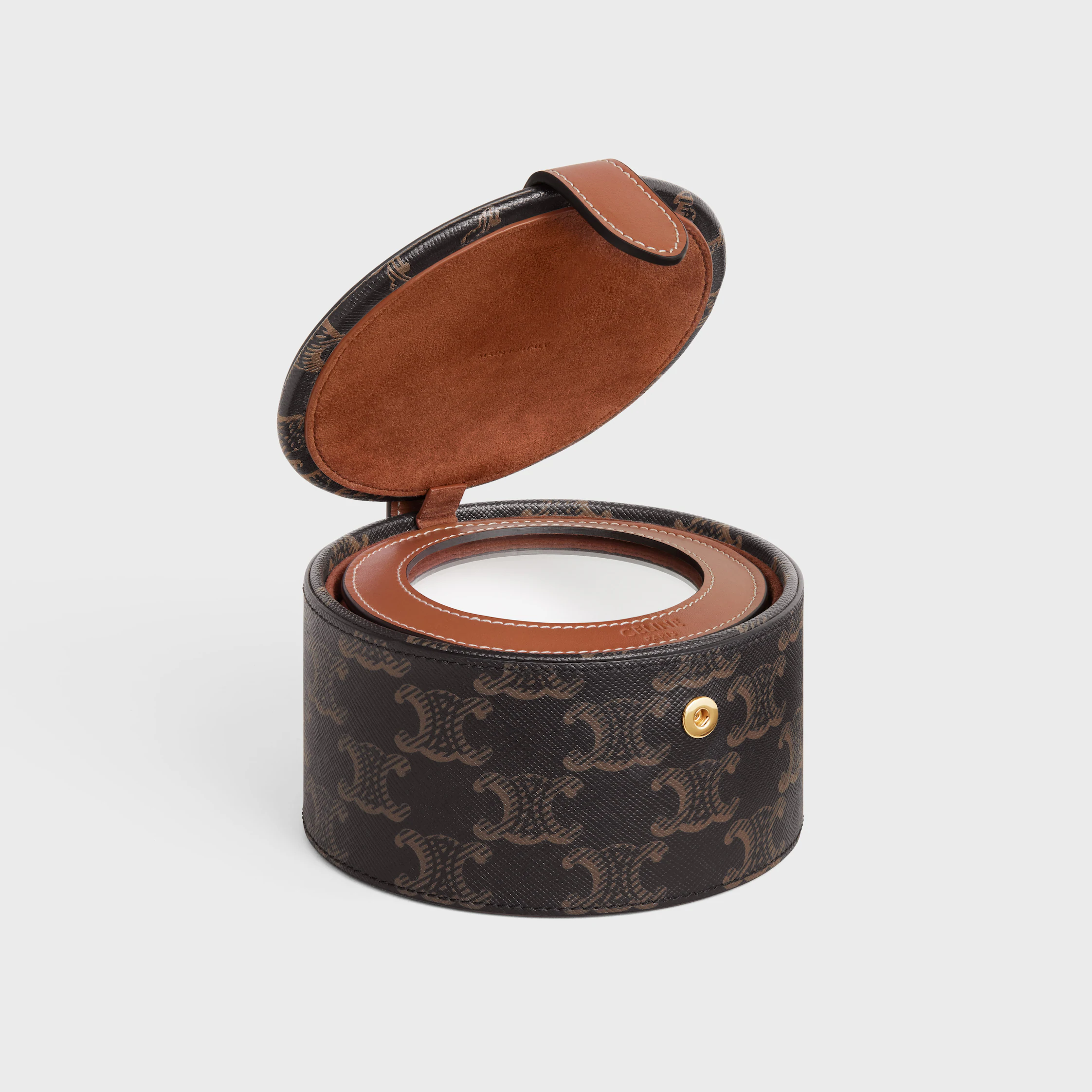 JEWELS Case in Triomphe Canvas and Calfskin