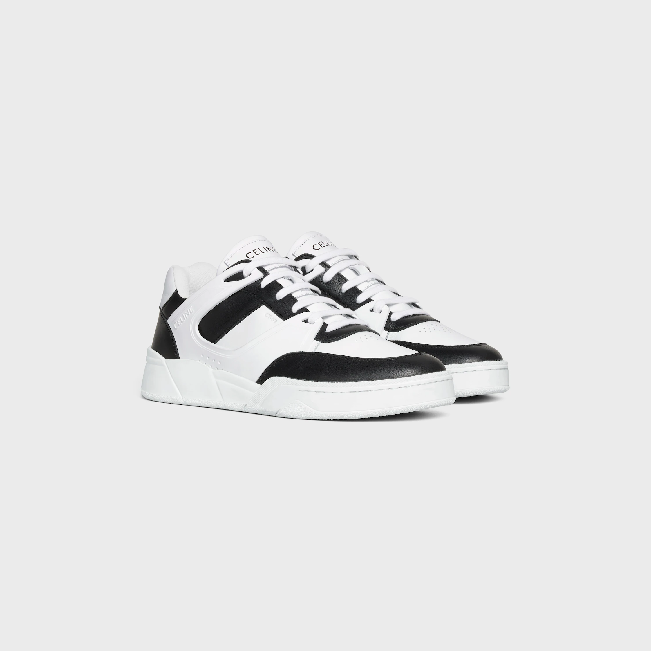 CELINE TRAINER CT-07 LOW LACE-UP SNEAKER in CALFSKIN