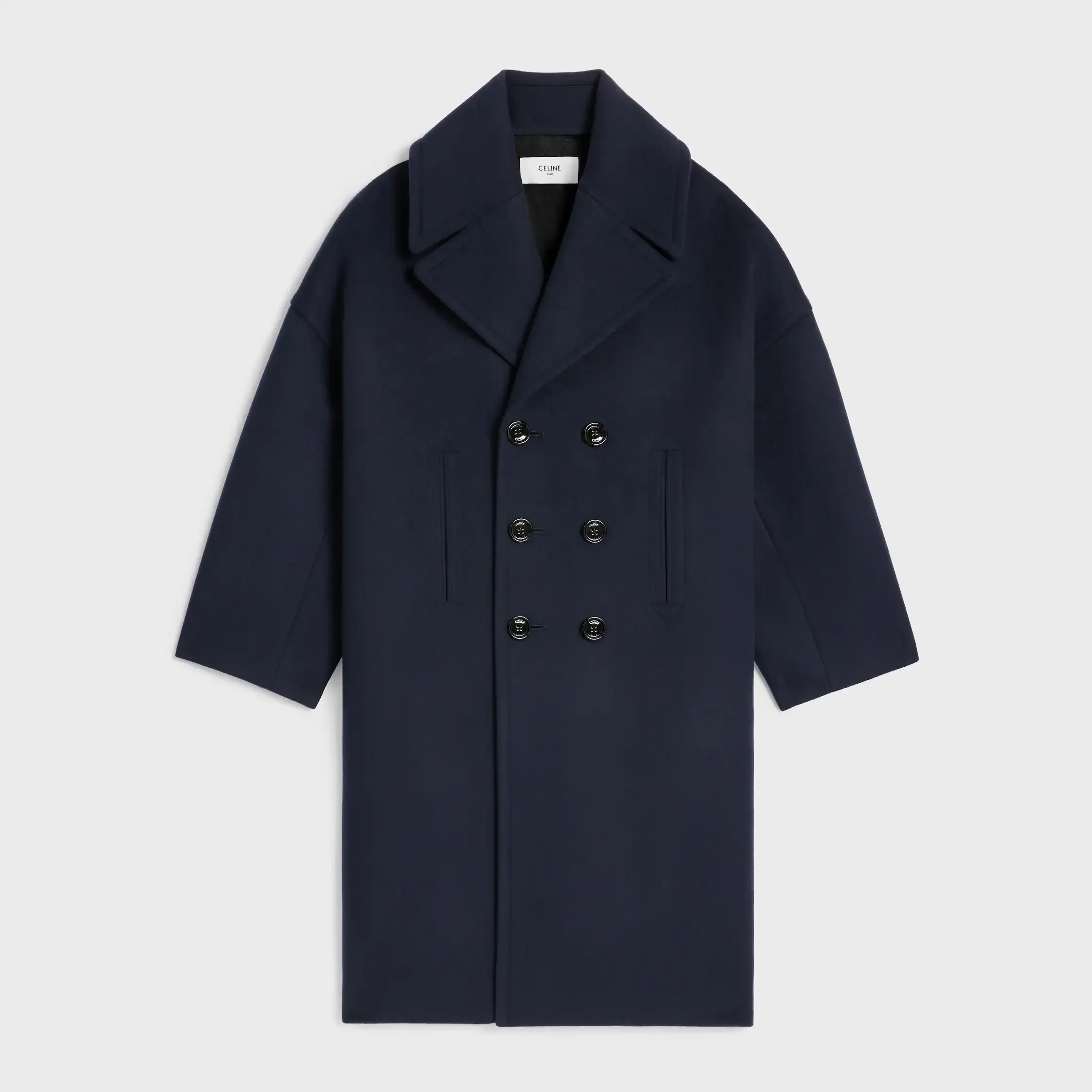 long peacoat IN WOOL FELT
