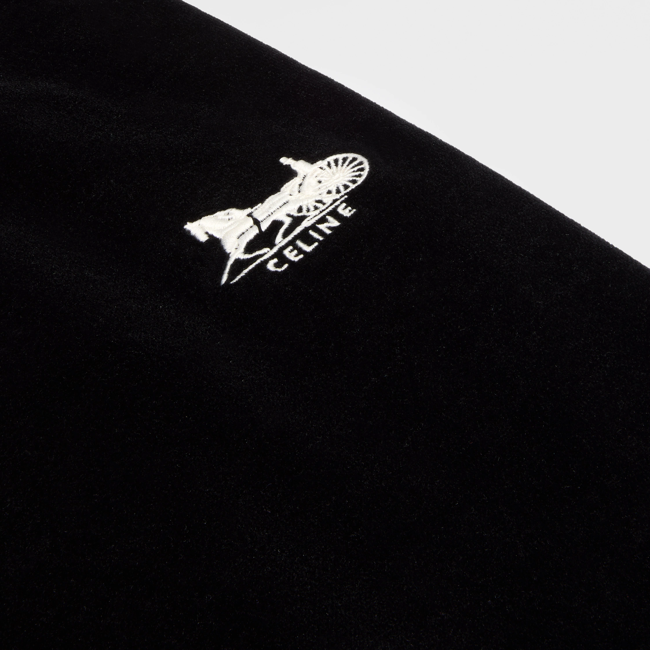 TRACKSUIT PANTS IN velvet jersey