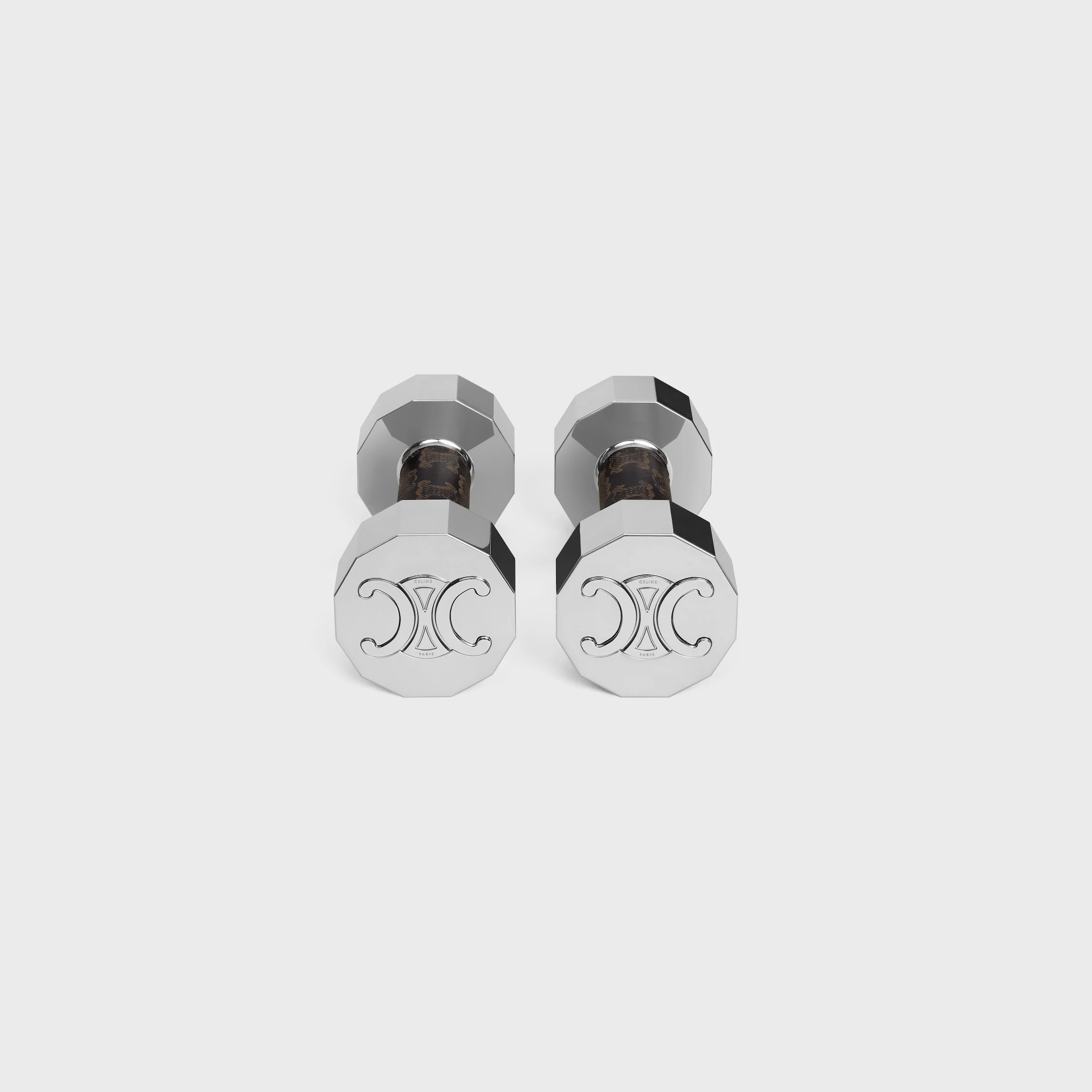 DUMBBELLS 2KG IN STEEL AND TRIOMPHE CANVAS