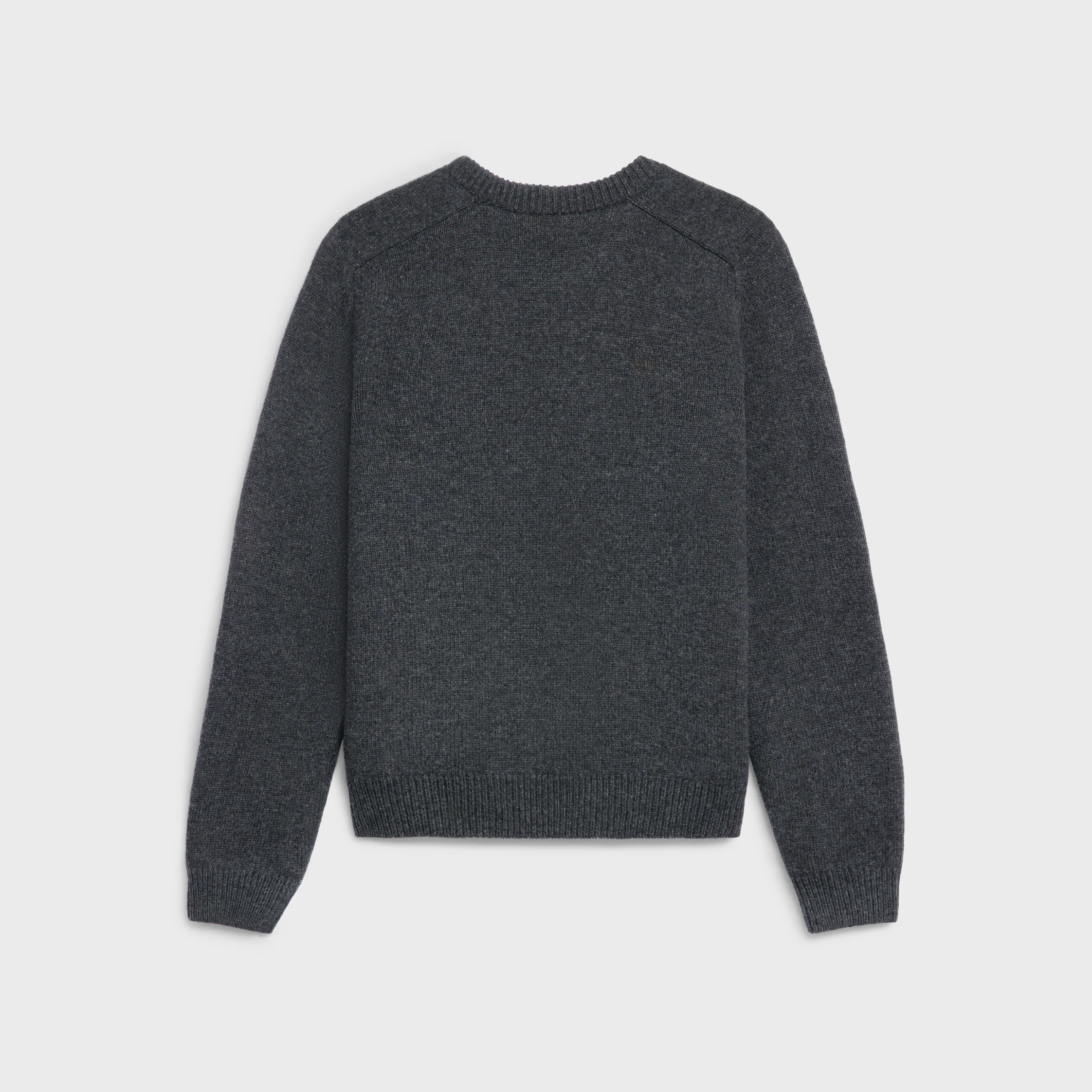 triomphe crew neck sweater in wool and cashmere